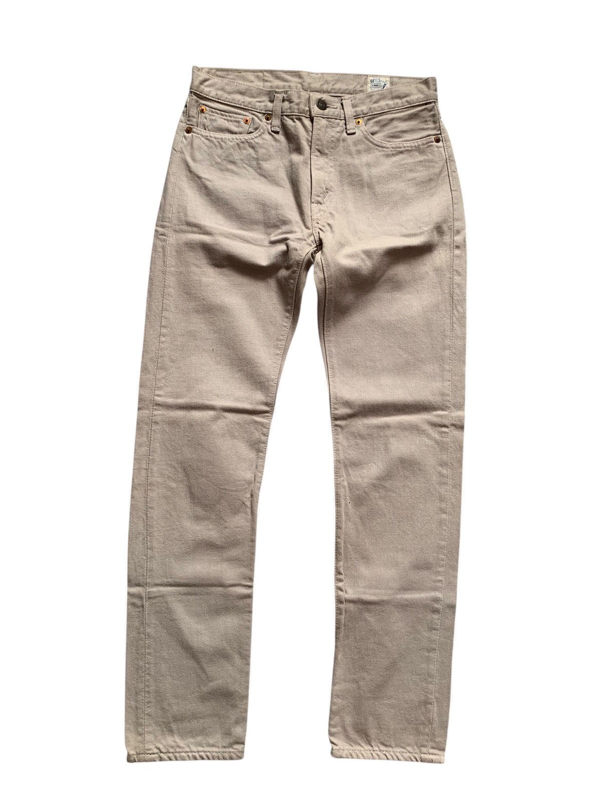 Vintage Orslow Japanesse Design Casual Pants Beige Colour Size US 31 - 4 Thumbnail