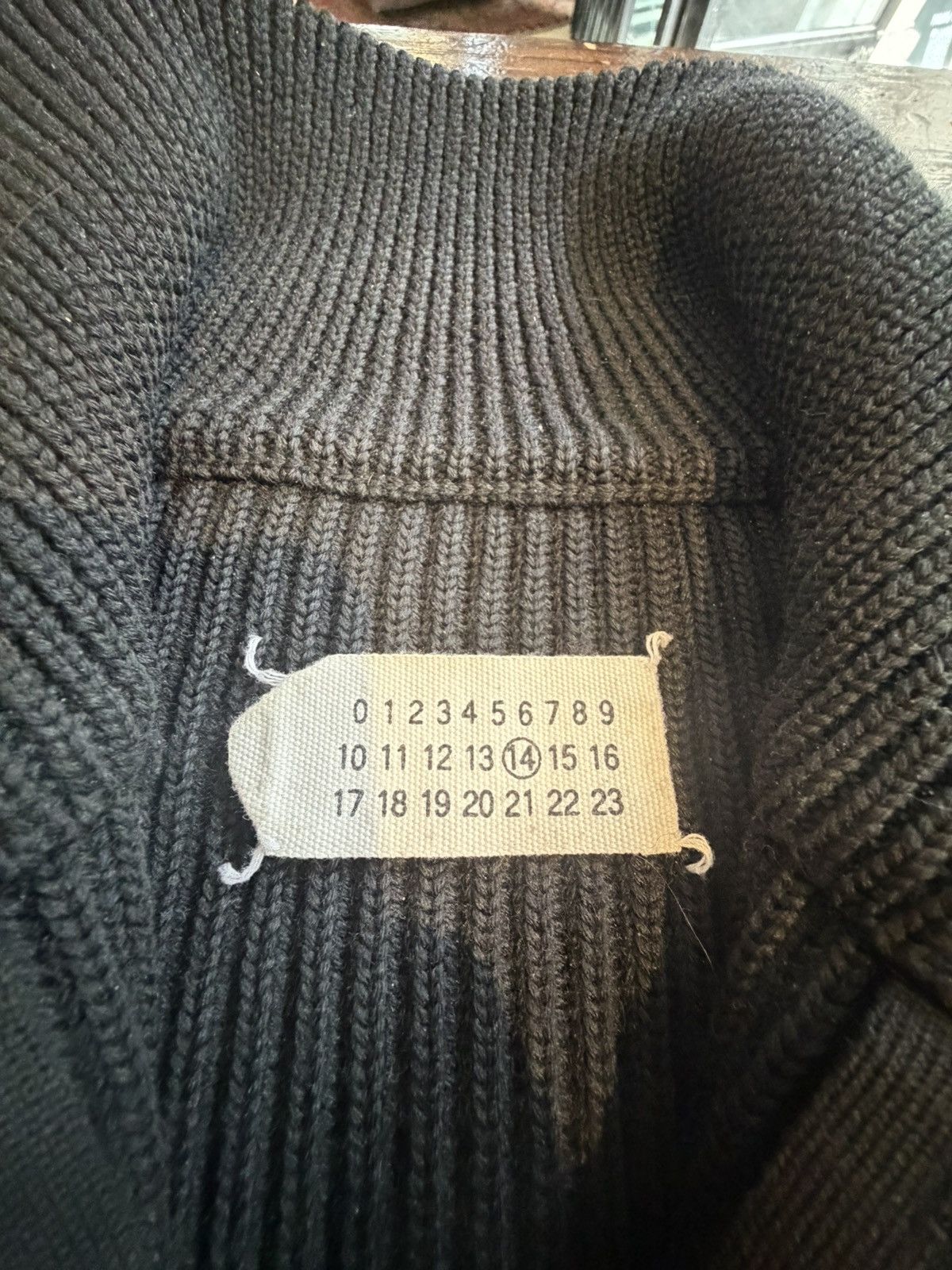 Maison Margiela ✨ Maison Margiela- Iconic Ribbed Knit Driver’s Jacket ✨ Size US S / EU 44-46 / 1 - 5 Thumbnail