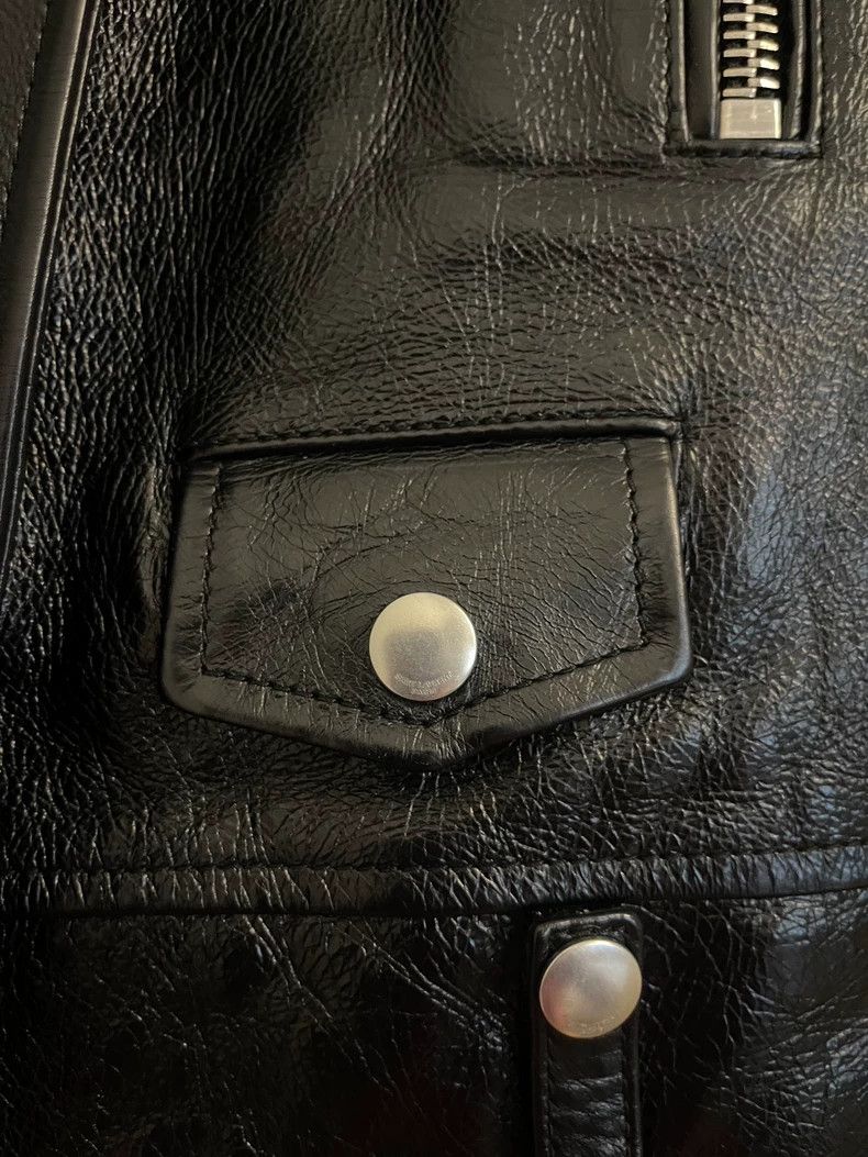 Saint Laurent Paris Saint Laurent Paris Biker Leather jacket Size XS / US 0-2 / IT 36-38 - 6 Thumbnail