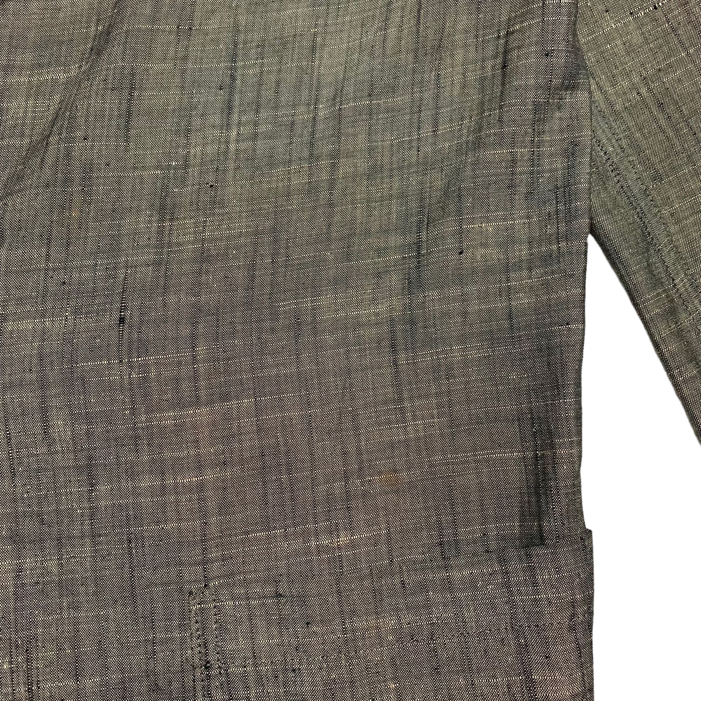 Yohji Yamamoto Vintage 80s Yohji Yamamoto SIgnature Silk Coat Blazer Size M / US 6-8 / IT 42-44 - 11 Thumbnail