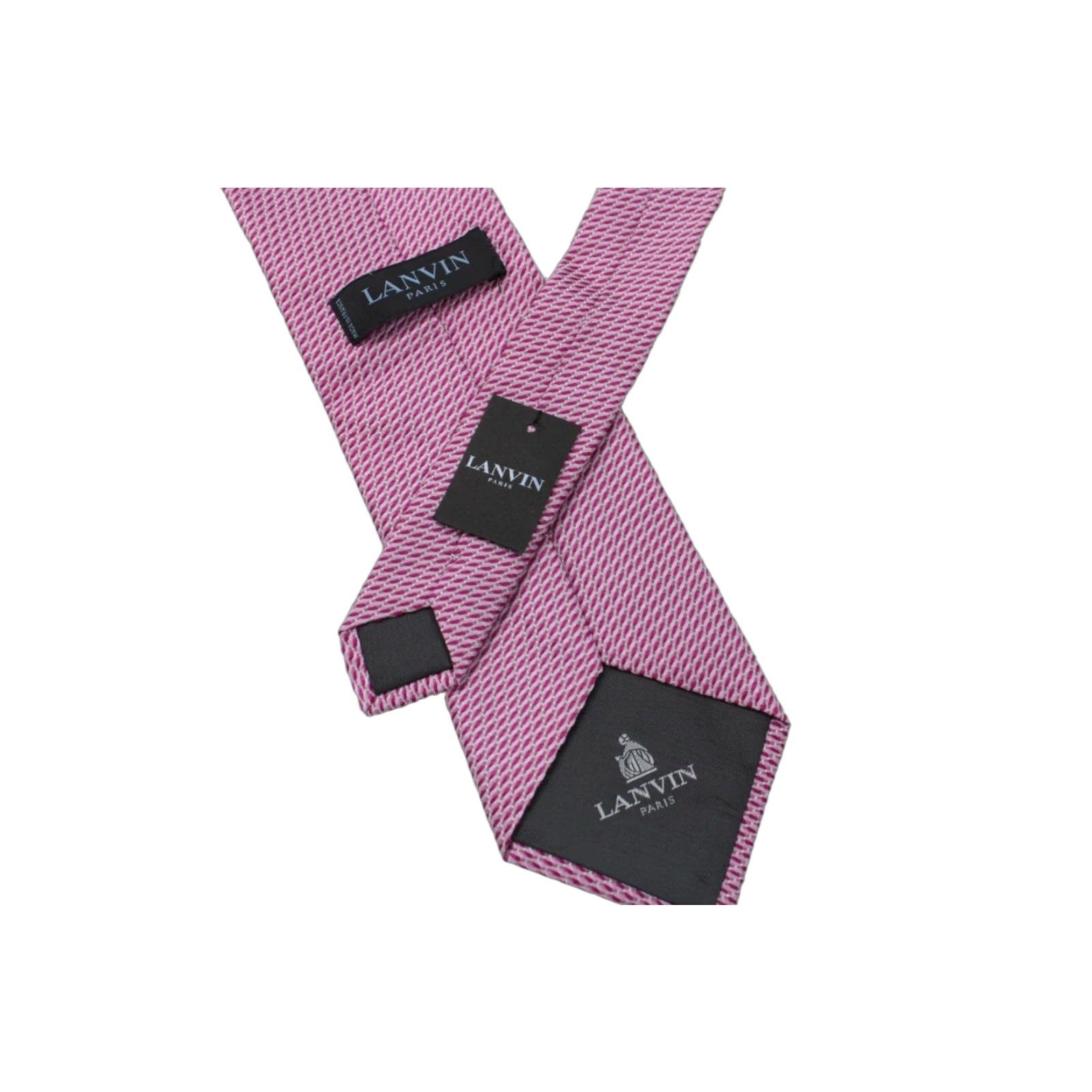 Lanvin NWT Lanvin Paris Necktie Mens Pink Silk Luxury Designer Stylish Preppy Size ONE SIZE - 1 Thumbnail