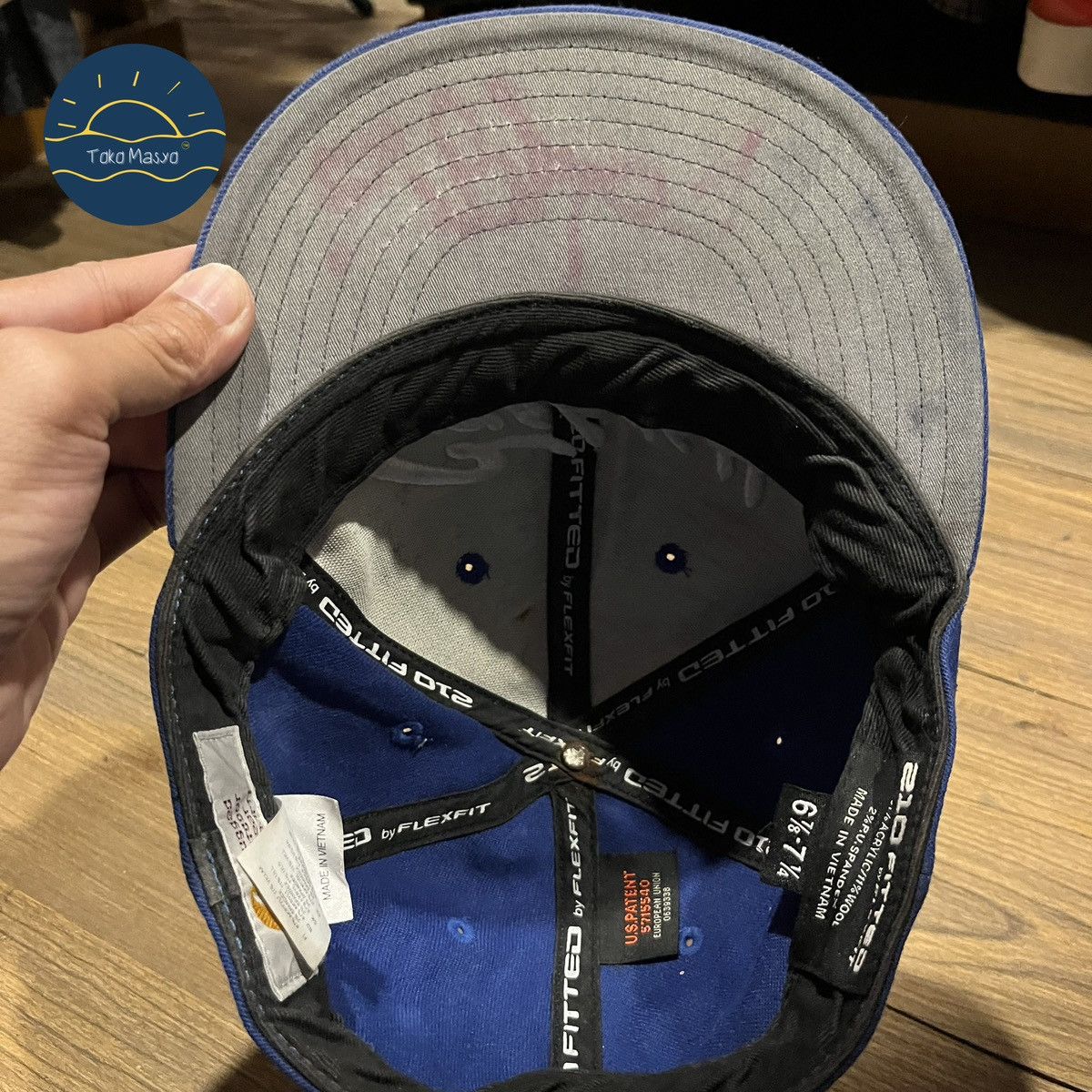 Carhartt × Vintage Butter Script Cap Original Carhartt Blue Detroit Michigan Size ONE SIZE - 6 Thumbnail