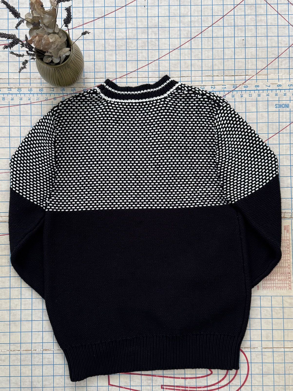 Carven × Designer Carven Black and White Knit Sweater Women’s Size Large Size L / US 10 / IT 46 - 10 Thumbnail