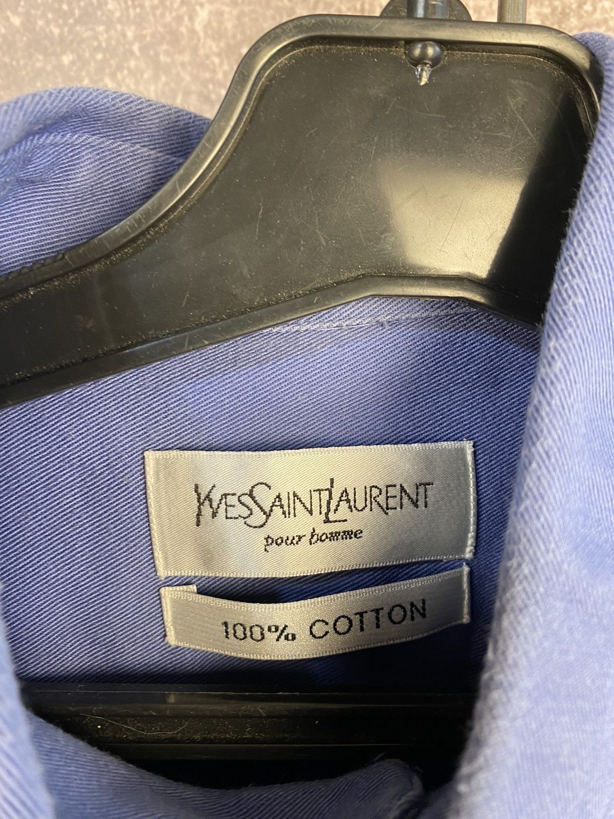 Saint Laurent Paris Cotton YSL Shirt Heavy Yves Saint Laurent Overshirt Size US M / EU 48-50 / 2 - 6 Thumbnail