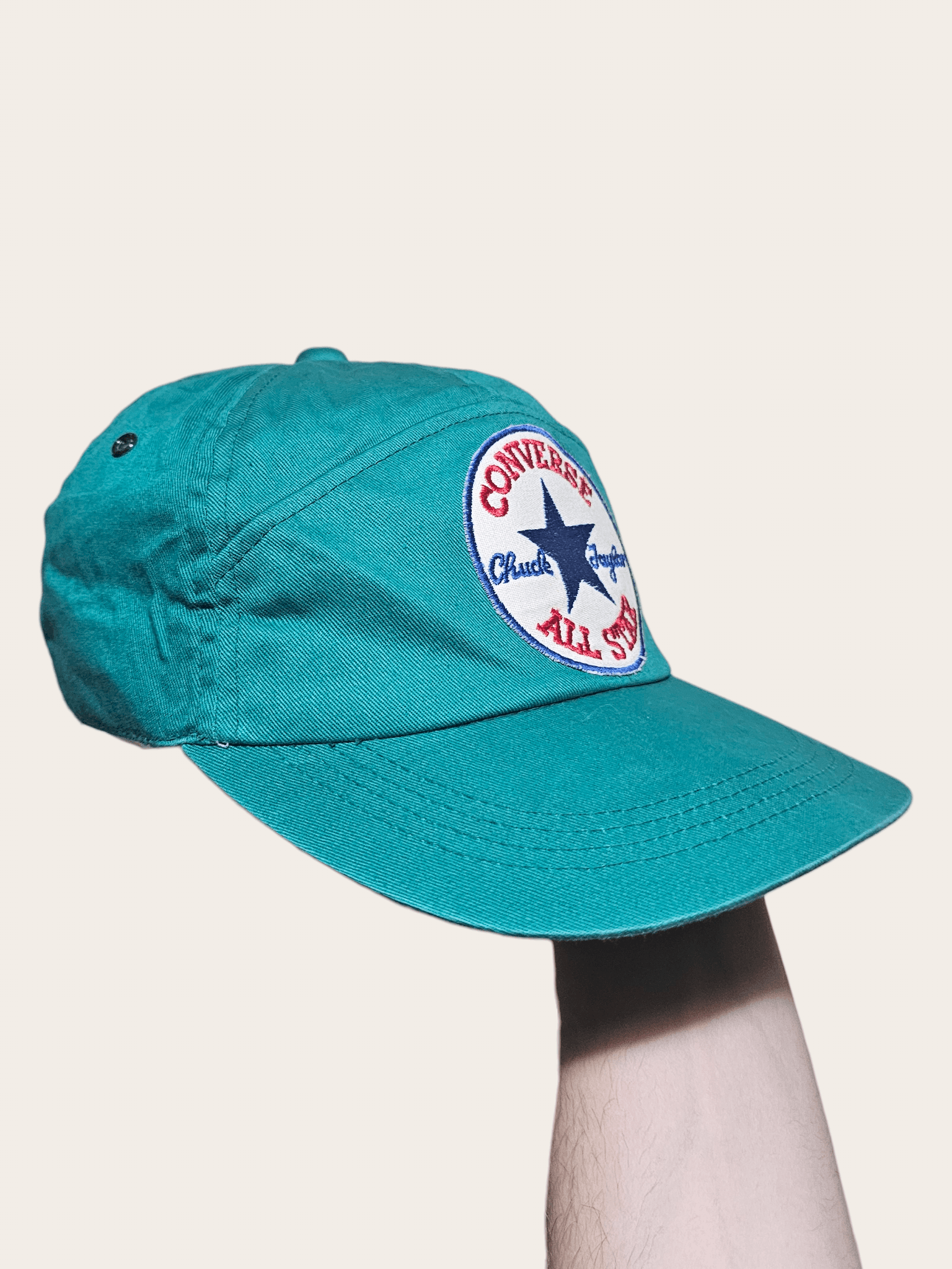 Converse Converse Big Logo 80's Green Hat Size ONE SIZE - 3 Thumbnail