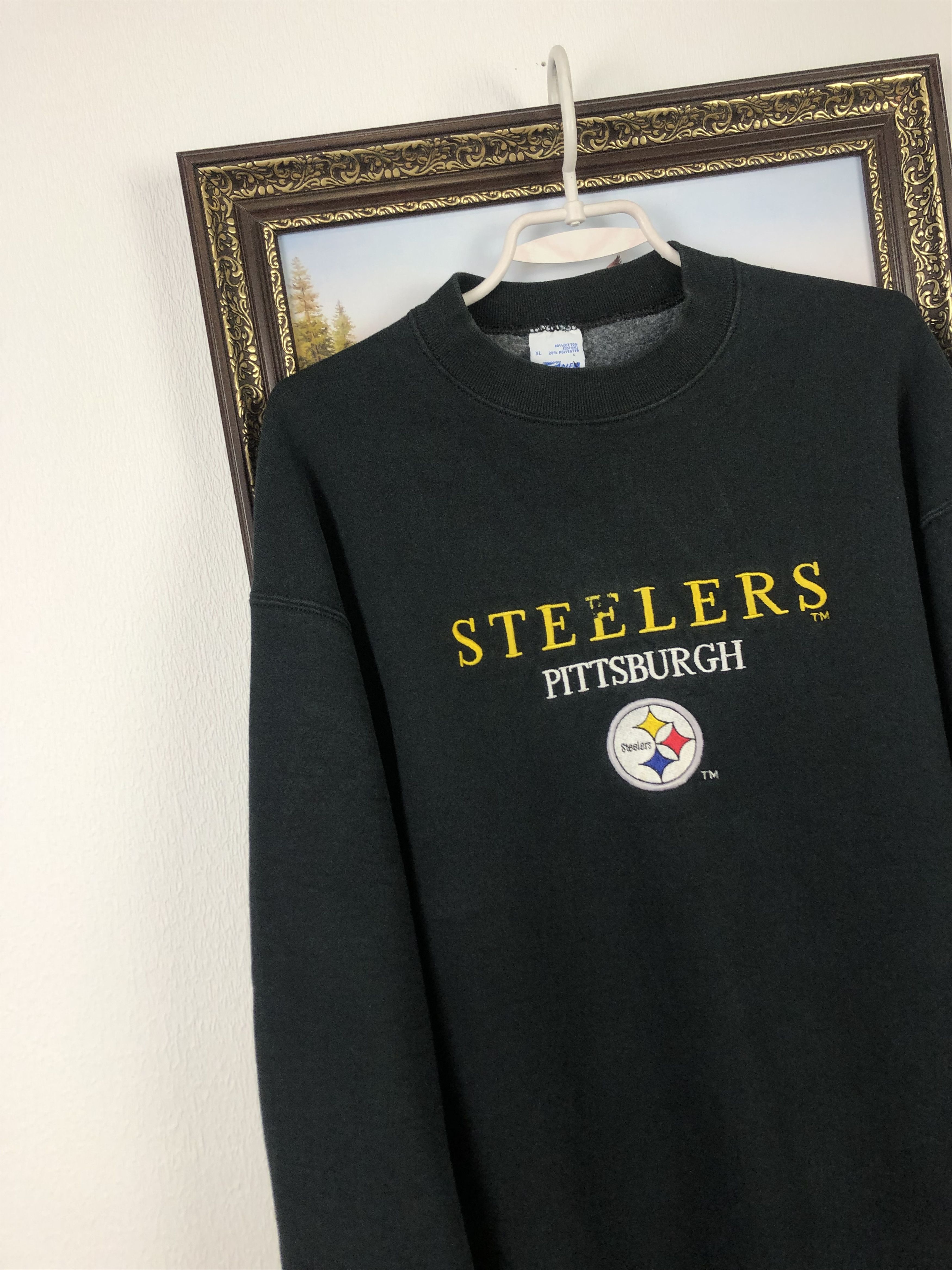 Vintage Vintage 90s Pittsburgh Steelers Crewneck Sweatshirt Rare Size US XL / EU 56 / 4 - 3 Thumbnail