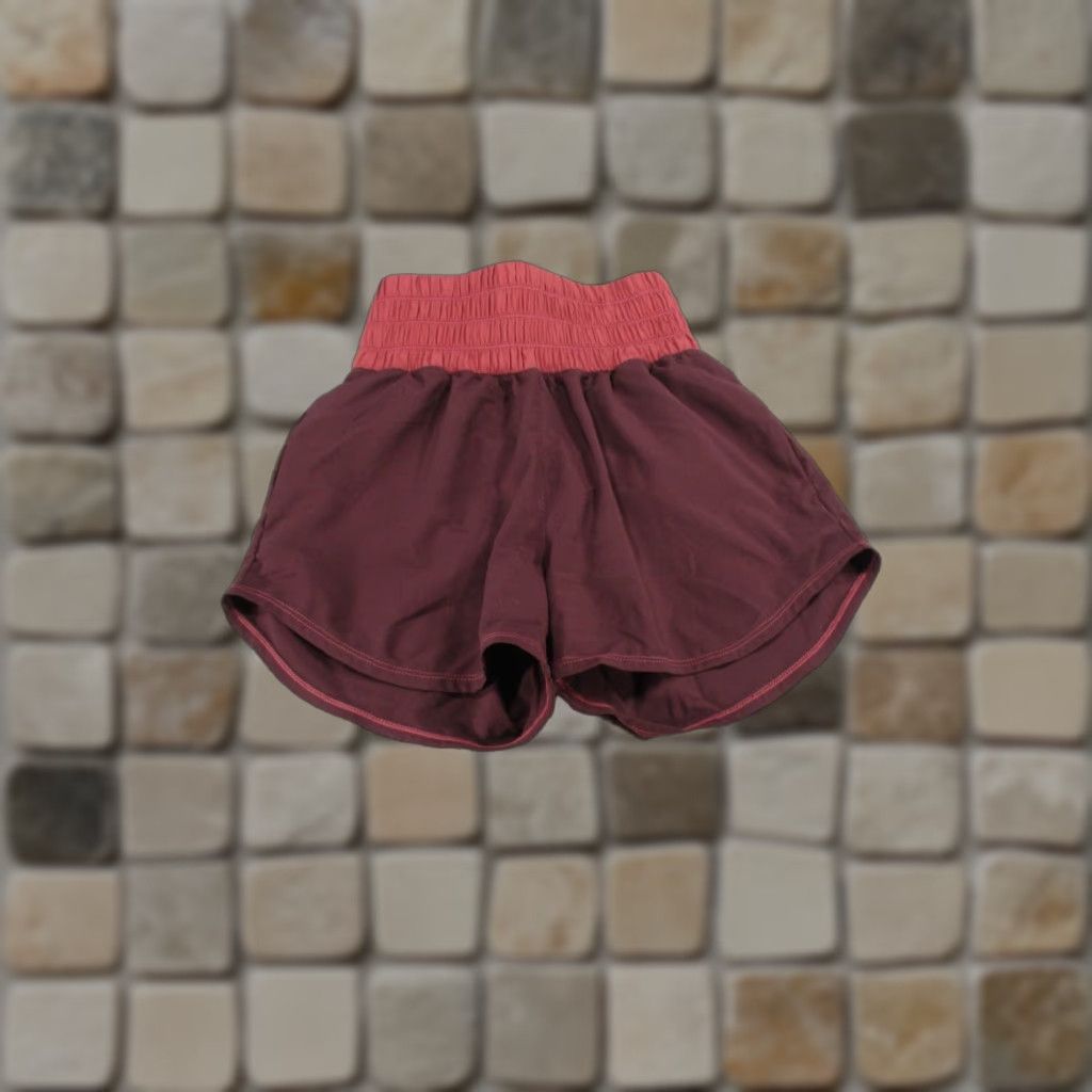 Nike Nike Shorts Women XS Dri-FIT Lightweight Red 2.5" Wide Waistband Athletic Cross Training Gym Running Mens Womens Girls Boys Size 26" / US 2 / IT 38 - 1 Thumbnail