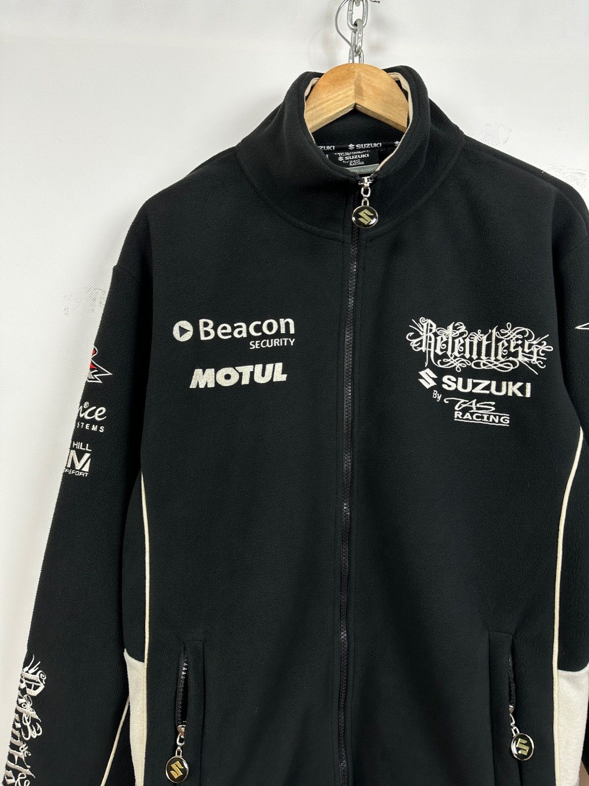 Vintage Vintage Suzuki Relentless By Taz Racing Zip Fleece Jacket Size US M / EU 48-50 / 2 - 11 Thumbnail
