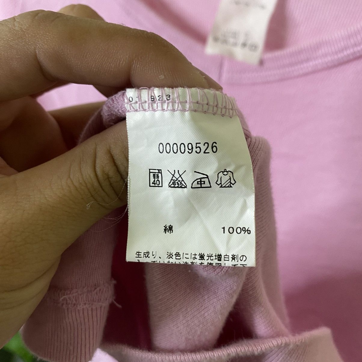 agnes b. Agnes B Homme Paris Soft Pink Blank Women T Shirt Size S / US 4 / IT 40 - 4 Thumbnail