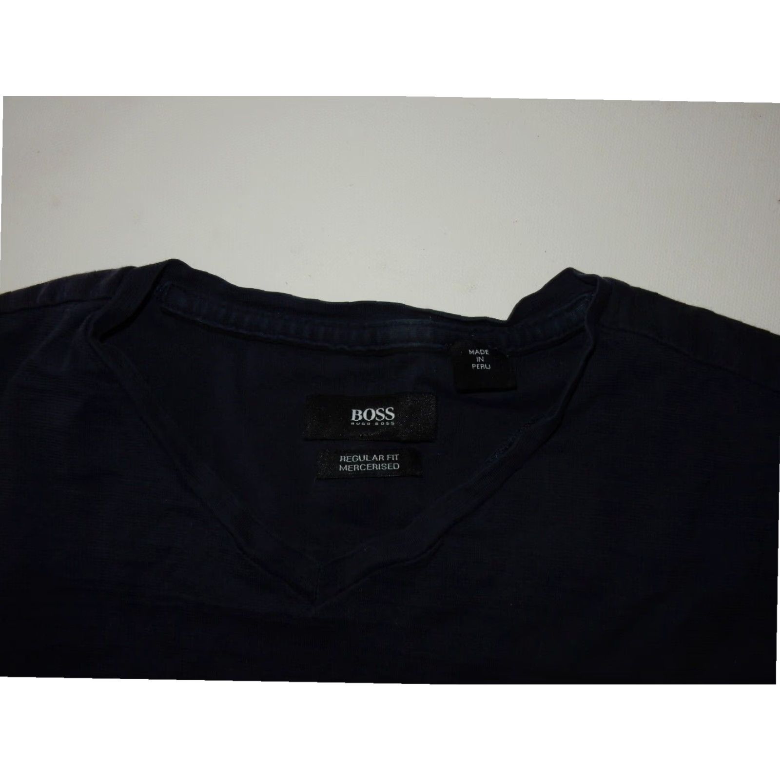 Hugo Boss HUGO BOSS Mens Short Sleeve T-Shirt Blue Small Cotton Size US S / EU 44-46 / 1 - 3 Thumbnail