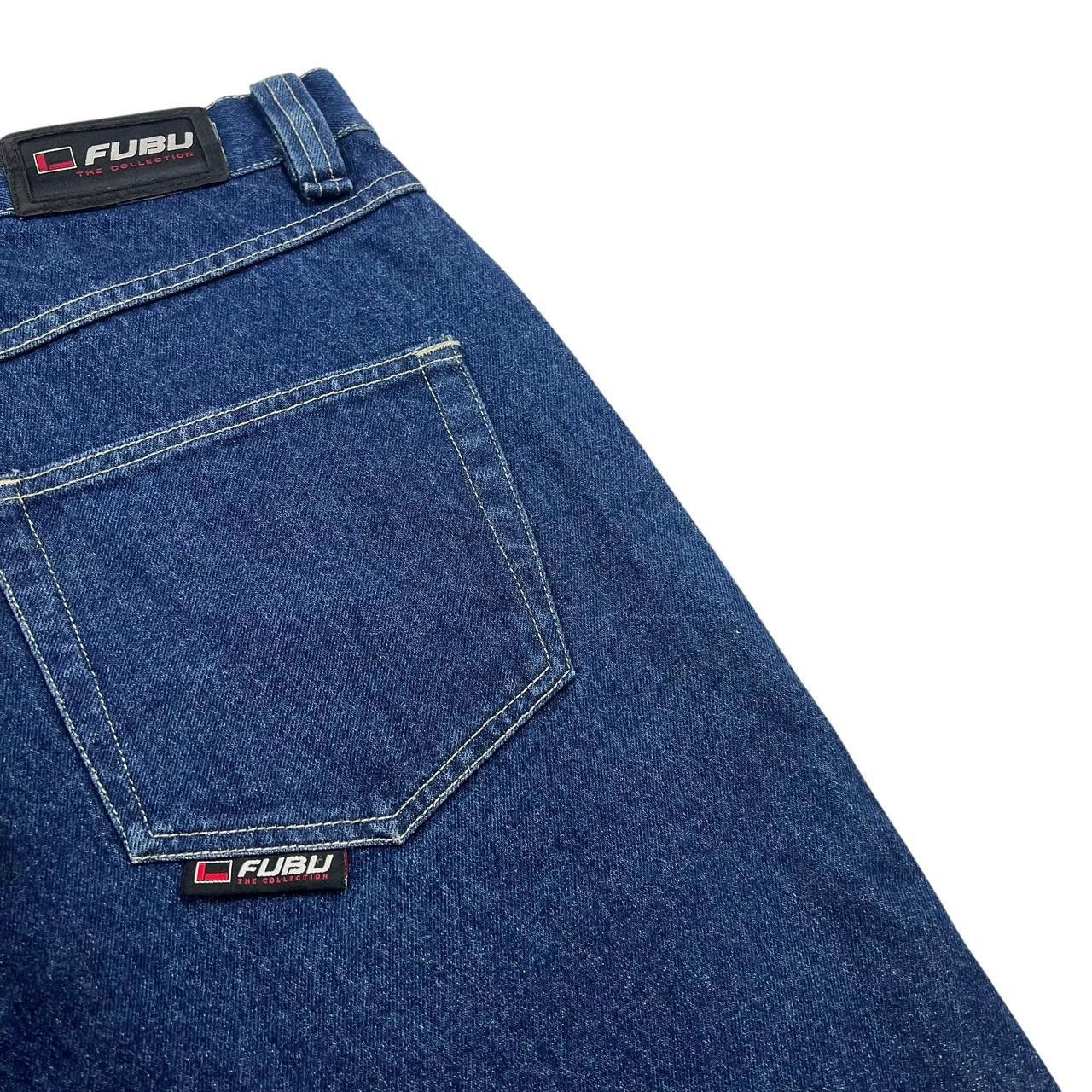 Fubu Vintage Fubu Denim Shorts / Jorts - Waist: 33” Size US 33 - 3 Thumbnail