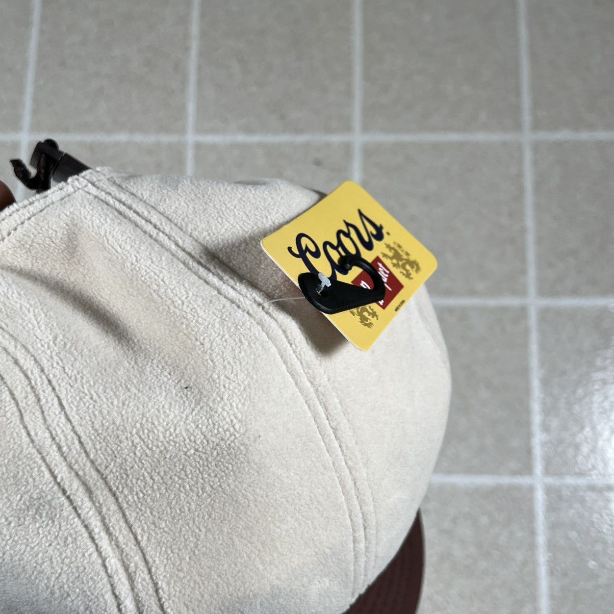 Other Coors Banquet Fleece Adjustable Strapback Hat Cap Tan Brown Size ONE SIZE - 7 Thumbnail