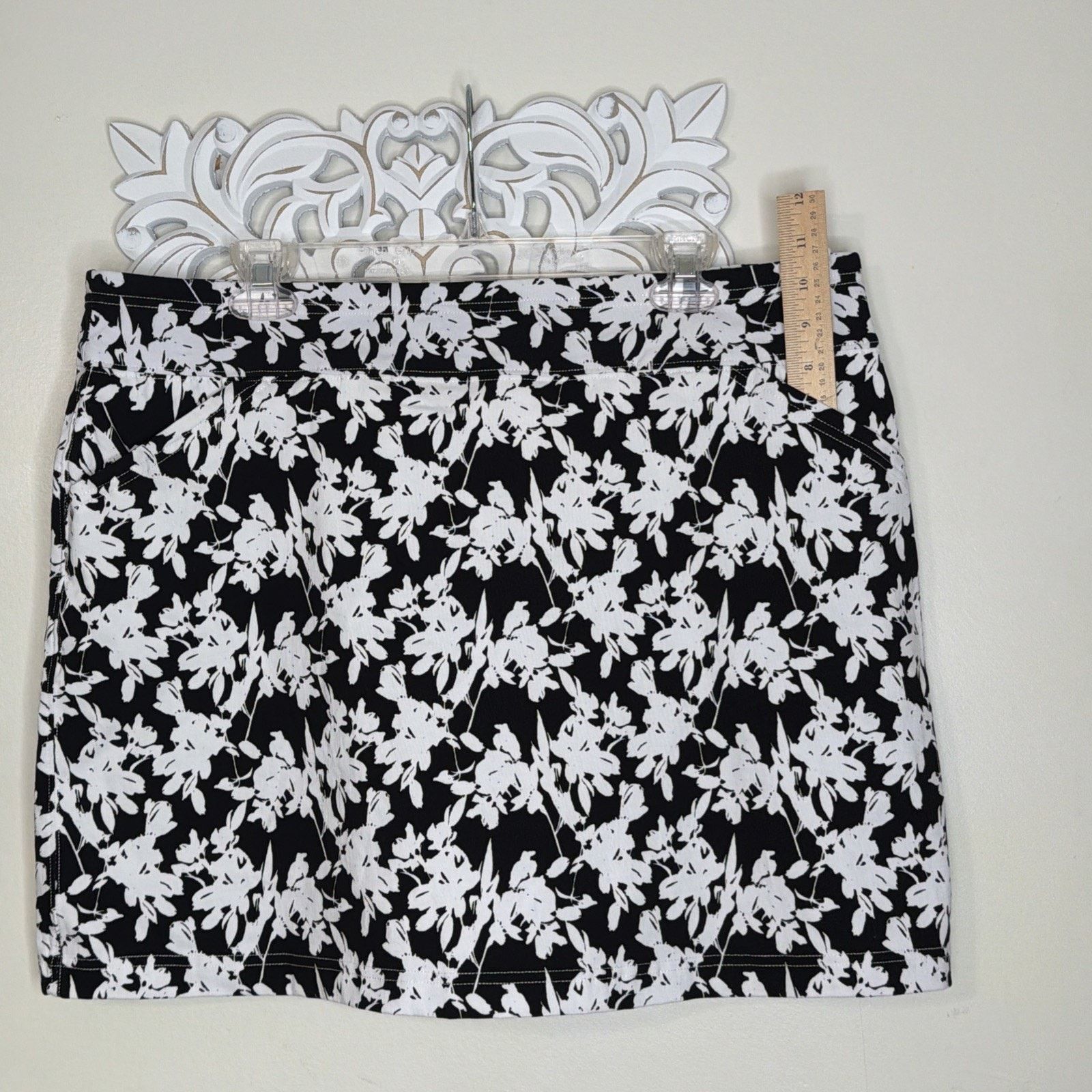 Other Mario Serrani size XL Skort Activewear Golf Black White Size 38" / US 16 / IT 52 - 2 Thumbnail