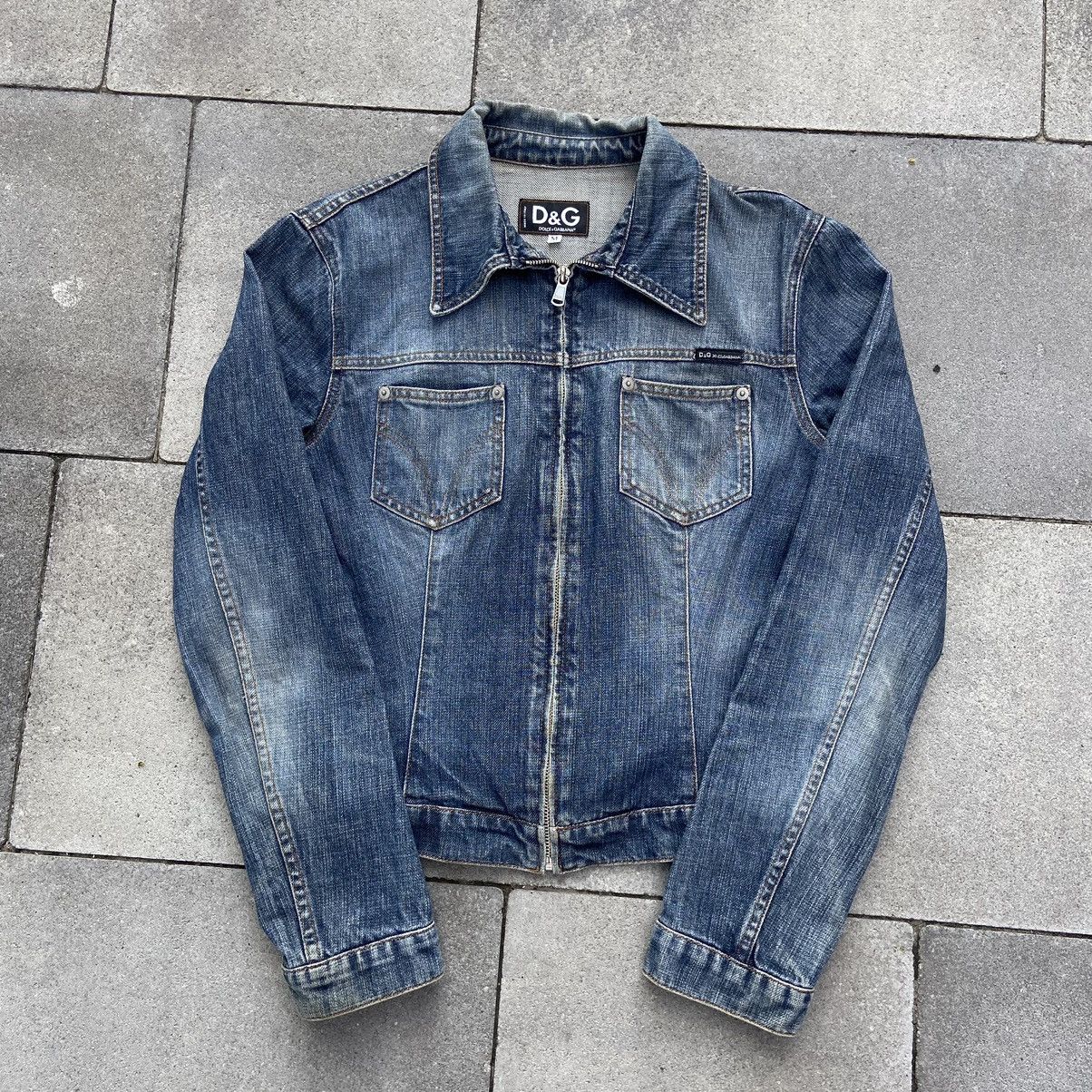 Dolce & Gabbana 📌 Vintage Dolce&Gabanna Y2K Denim Jacket Size M / US 6-8 / IT 42-44 - 2 Thumbnail