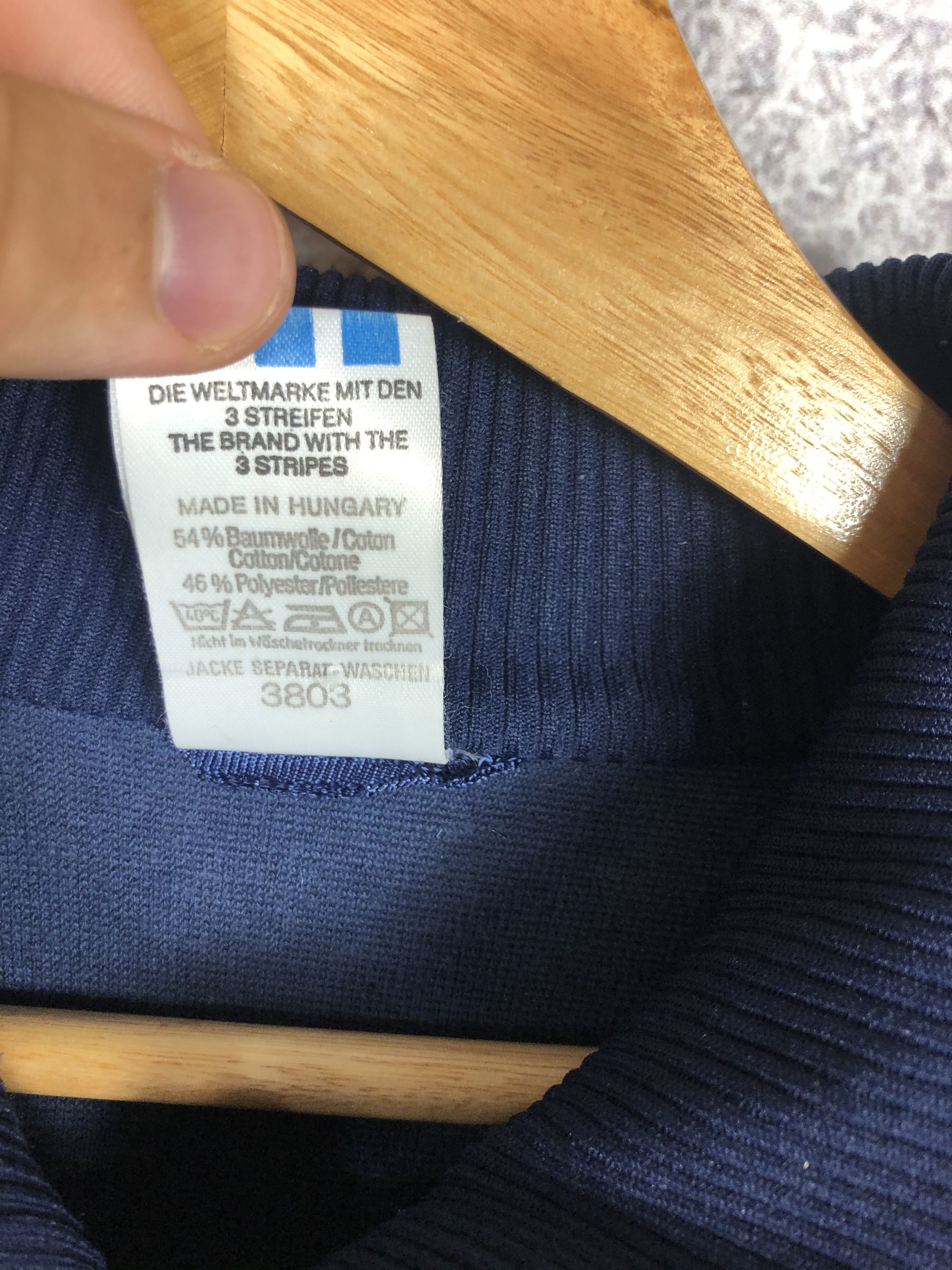 Adidas Vintage 80s Adidas Made in Hungary Tracksuit Track Top Size US L / EU 52-54 / 3 - 7 Thumbnail