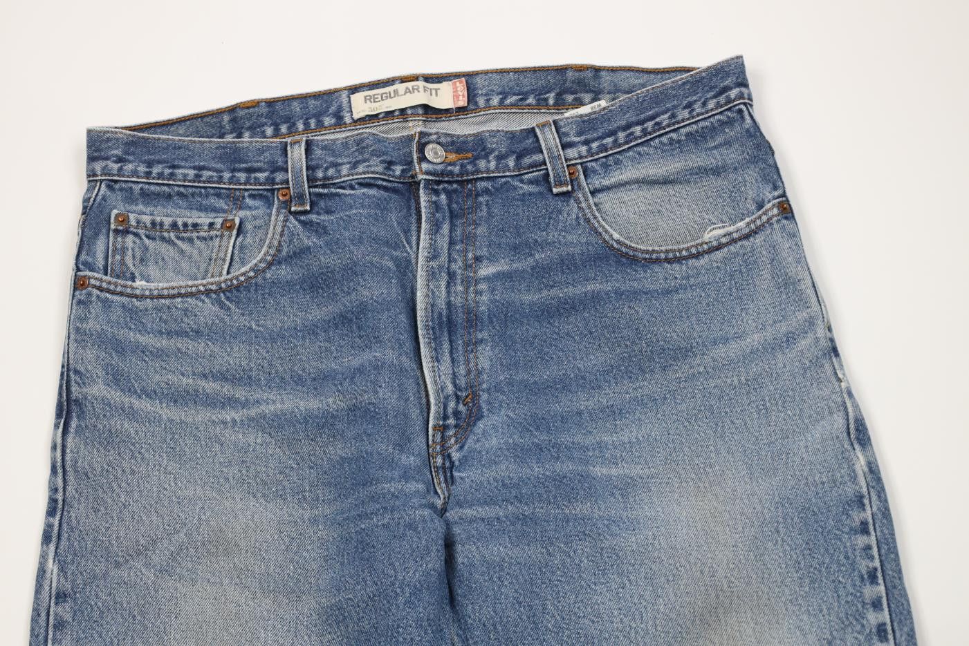 Levi's Vintage Y2K 2007 Levis 505 Regular Straight Leg Denim Jeans Size US 38 / EU 54 - 2 Thumbnail