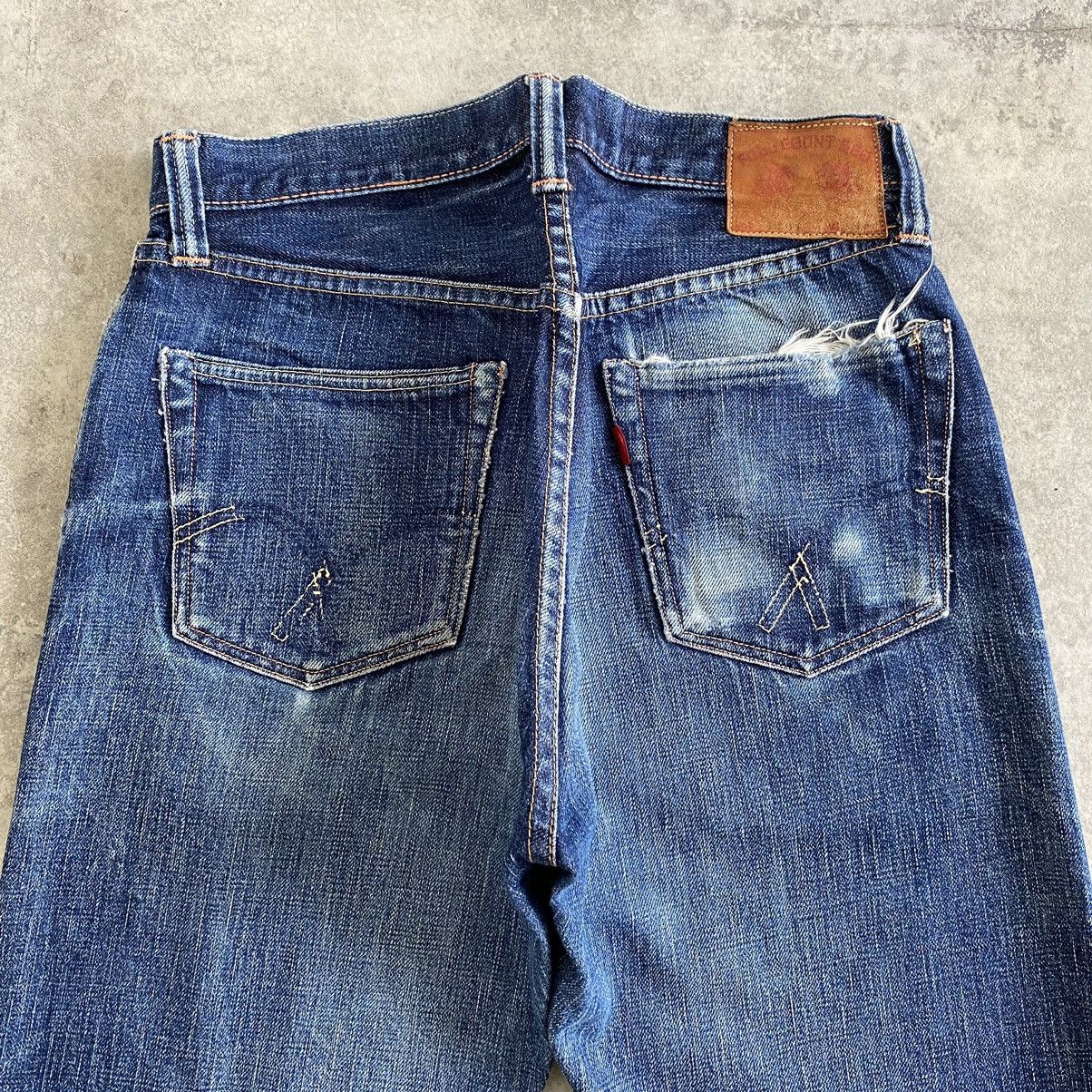 Full Count & Co. Vintage Full Count Japan Faded Blue Selvedge Denim Jeans Size US 28 / EU 44 - 19 Thumbnail