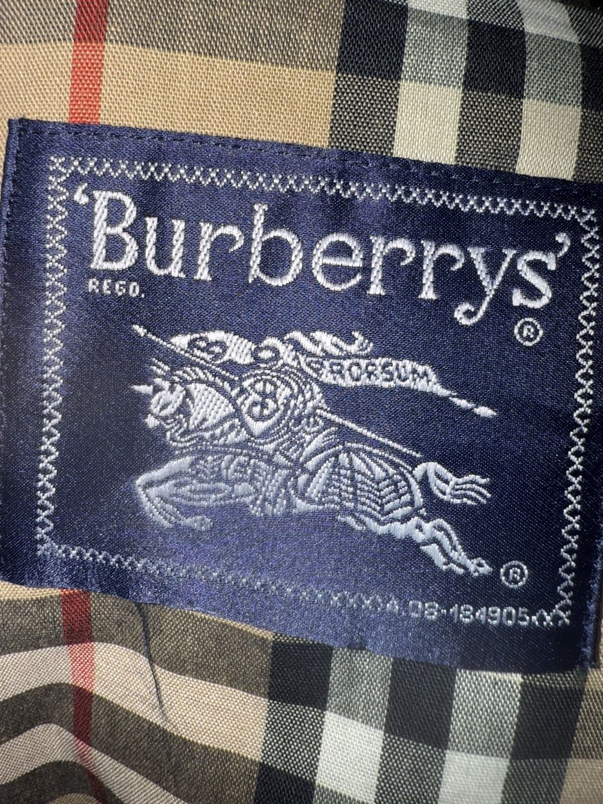 Burberry 🧥 Demi Trench / manteau Burberrys vintage beige Size 38R - 2 Thumbnail