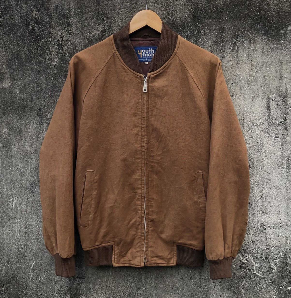 Vintage Vintage Youth High Corduroy Zipper Bomber Jacket Size US M / EU 48-50 / 2 - 1 Thumbnail