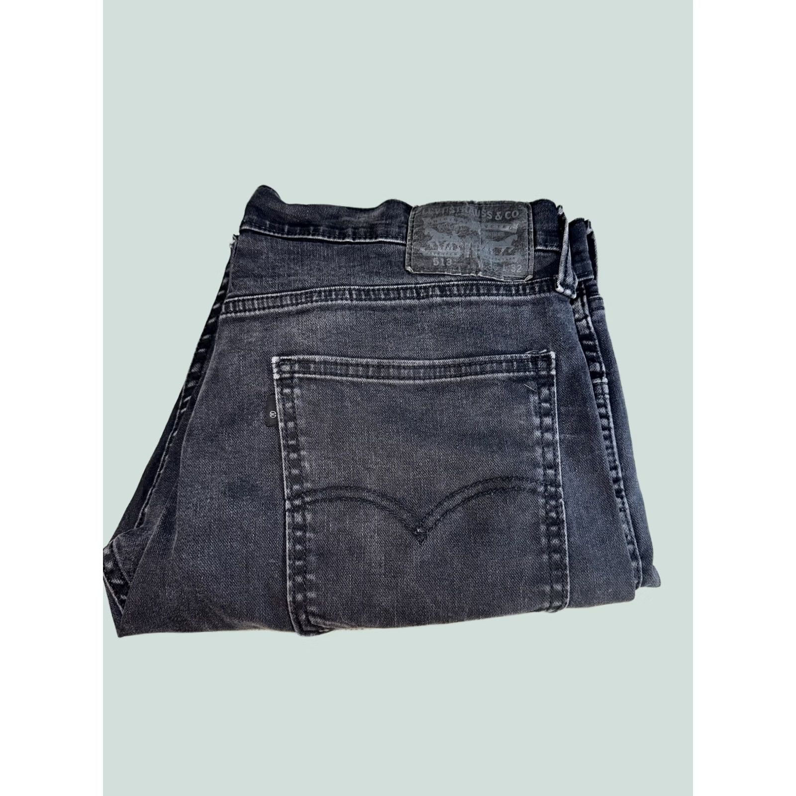 Levi's Levi's 513 Jeans 36x32 Black Men Reg Tapered Size US 36 / EU 52 - 1 Thumbnail
