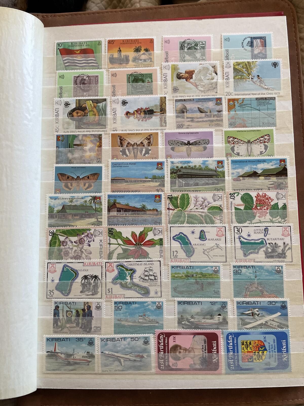 Other Extensive Kiribati Mint NH Stamp Collection 8-Page Stockbook Size ONE SIZE - 1 Thumbnail
