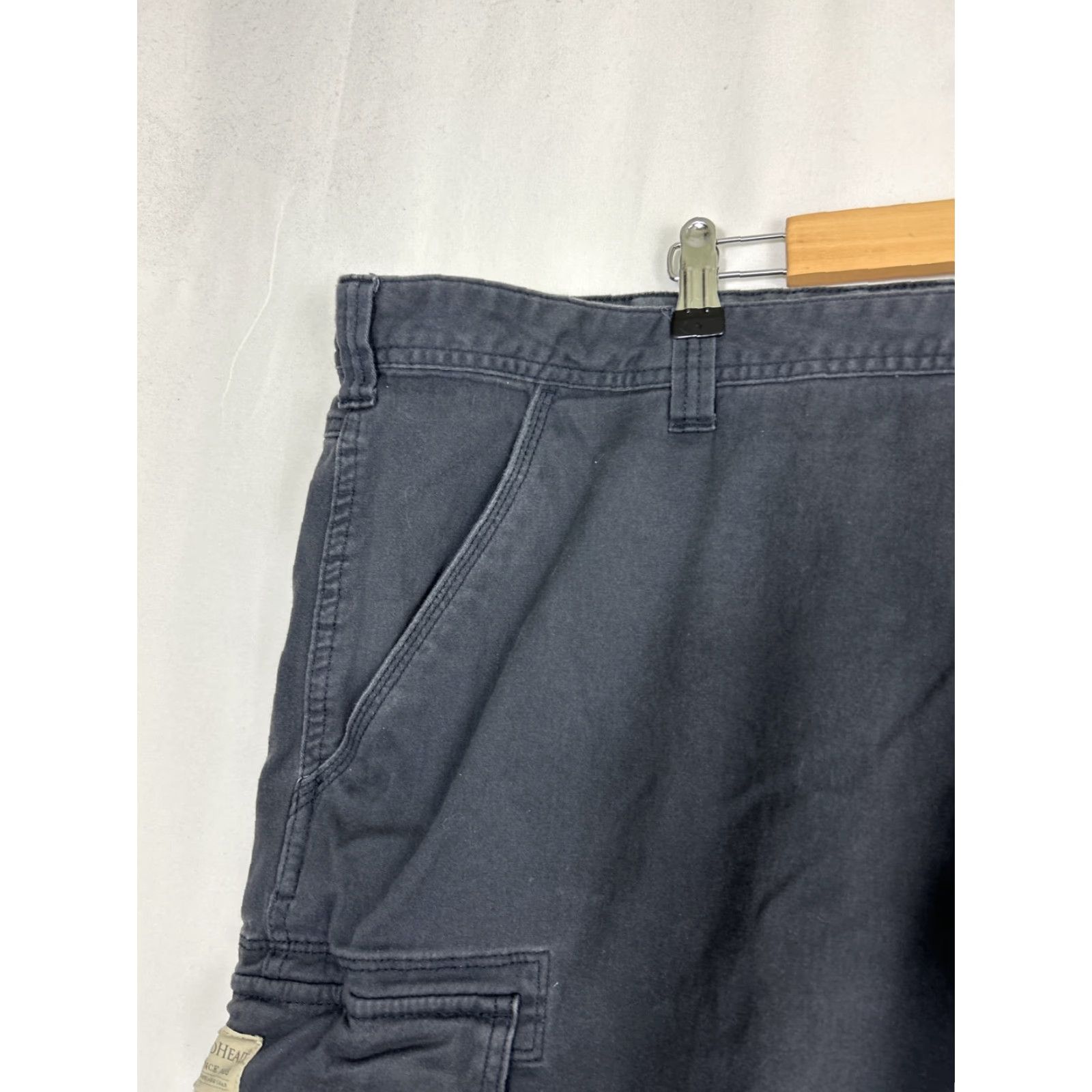 Vintage Red Head Mens 50 Navy Blue Cargo Shorts Cotton Outdoor Big & Tall 50x9 Men Size US 34 / EU 50 - 3 Thumbnail