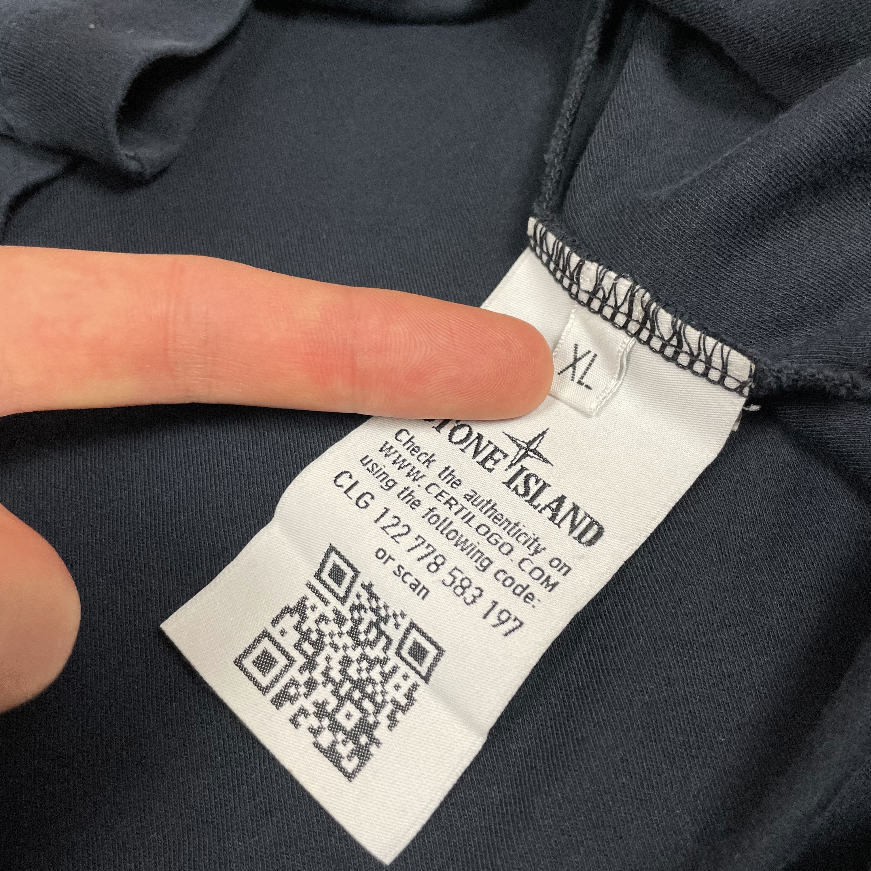 Stone Island Stone Island Men's Navy Long Sleeve Pullover T-Shirt XL Size US XL / EU 56 / 4 - 8 Thumbnail