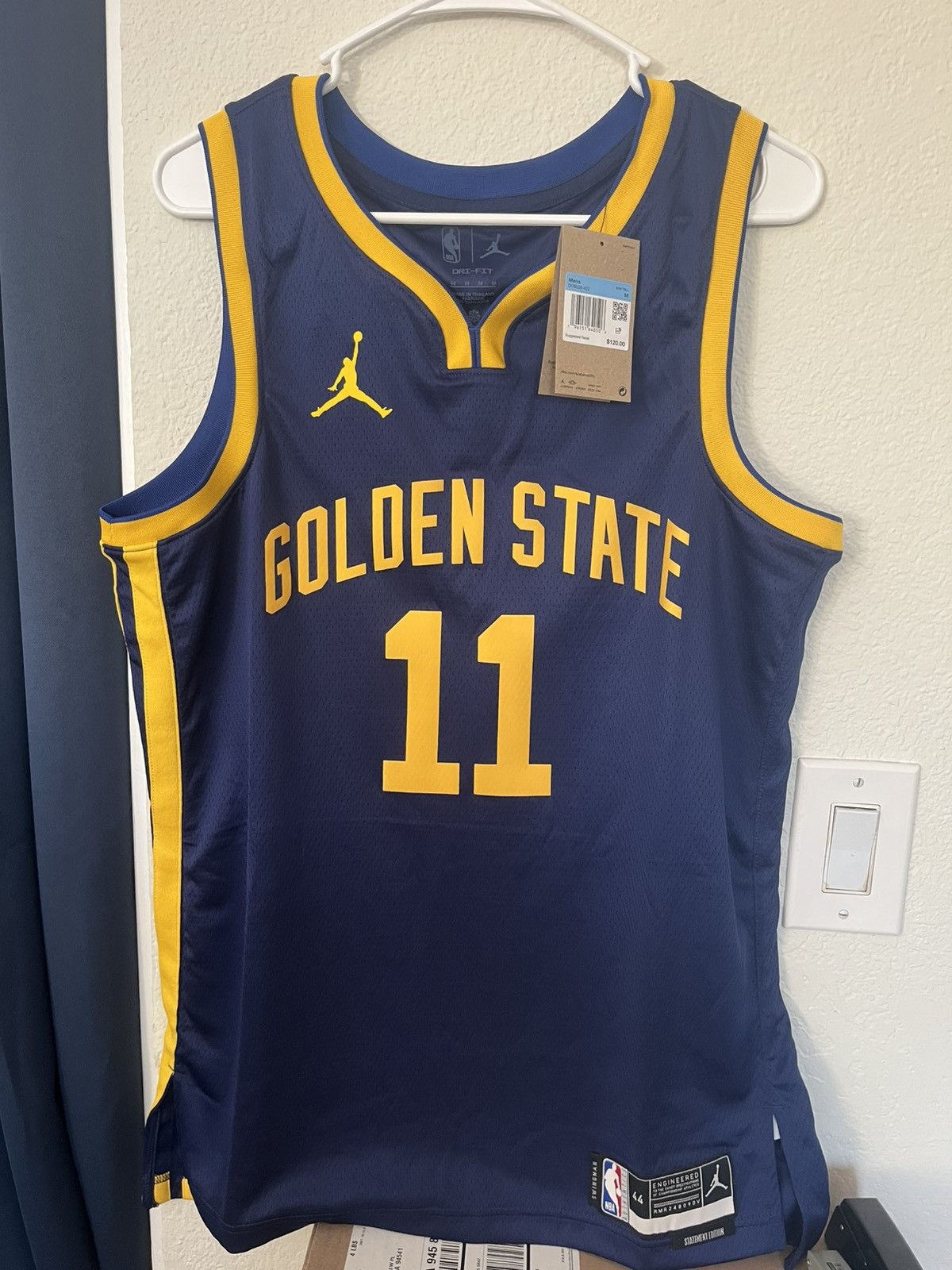 Jordan Brand Klay Thompson Golden State Warriors Jersey Nike Jordan NBA Size US M / EU 48-50 / 2 - 1 Thumbnail
