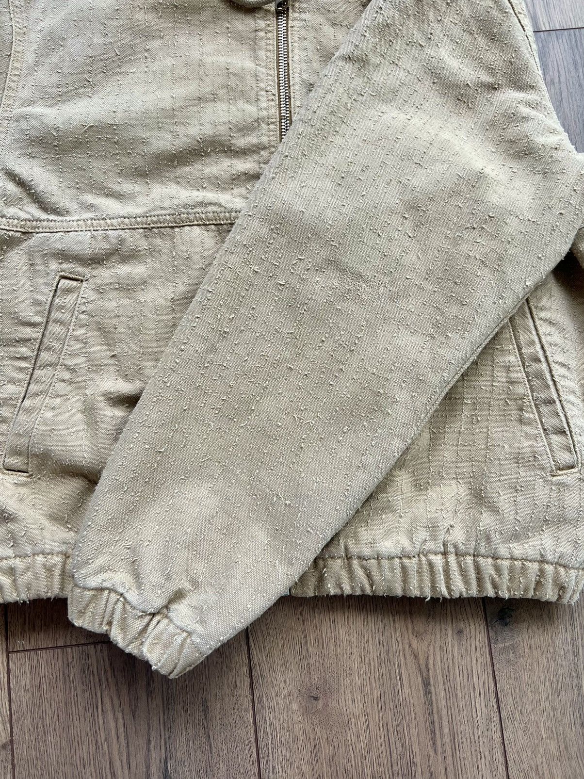Stussy Stussy Canvas Needlepunch Work Jacket “Khaki” Medium Size US M / EU 48-50 / 2 - 8 Thumbnail
