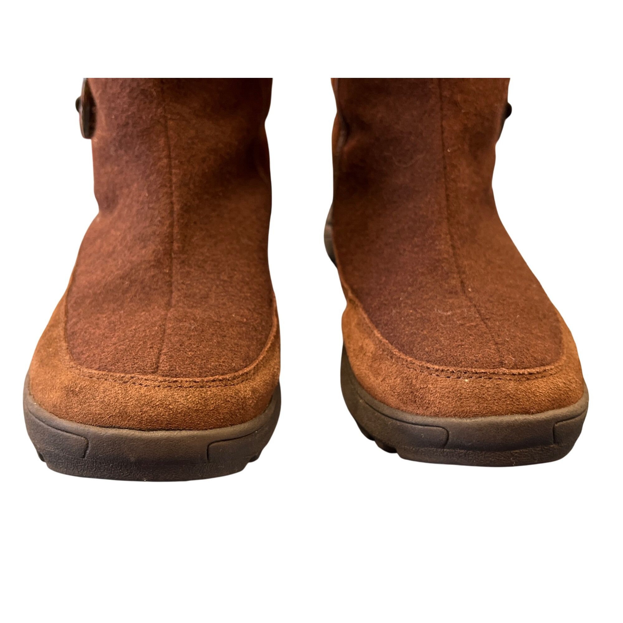 Lands' End Lands End Womens Brown Suede Winter Boots Sz 8 SKU 8946 Size US 8 / IT 38 - 4 Thumbnail