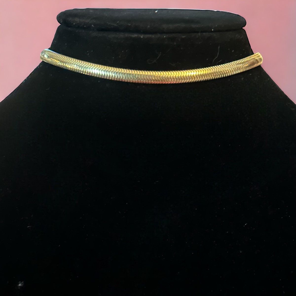 Vintage Vintage Goldette gold tone snake chain choker necklace Size ONE SIZE - 1 Thumbnail