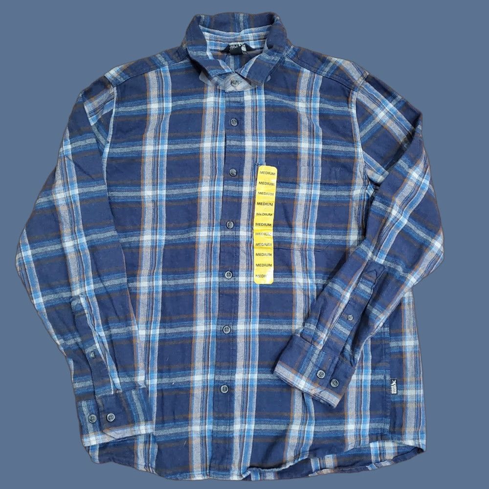 Eddie Bauer Eddie Bauer Shirt Mens Medium Blue Plaid Flannel Button Front Long Sleeve Casual Size US M / EU 48-50 / 2 - 1 Thumbnail