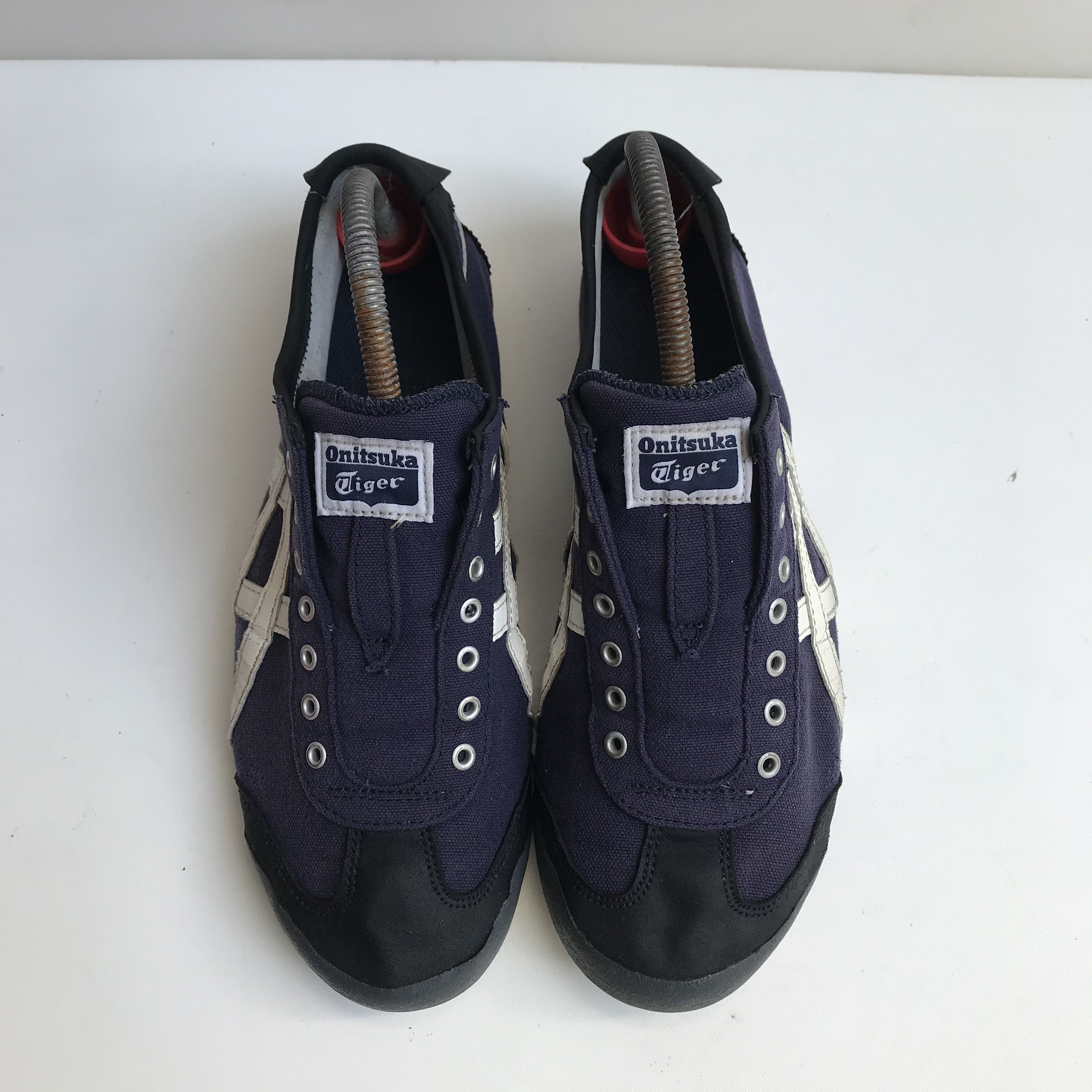 Onitsuka Tiger Onitsuka Tiger Navy Blue White line sneakers trainners Japan Size US 8.5 / EU 41-42 - 2 Thumbnail