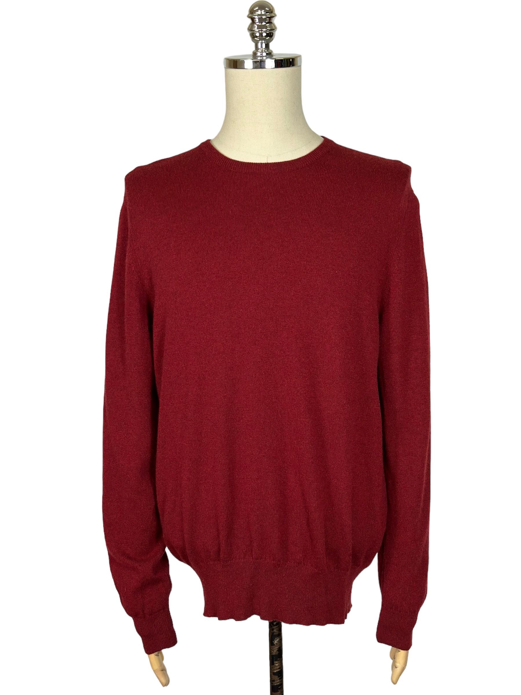 image of Johnstons Of Elgin Pure Cashmere Sweater Made In Scotland in Bordeaux, Men's (Size Large)