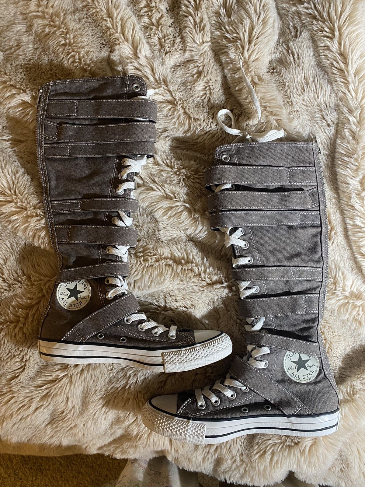 Converse RARE Converse All Star XXHI buckle calf knee high women s Grailed