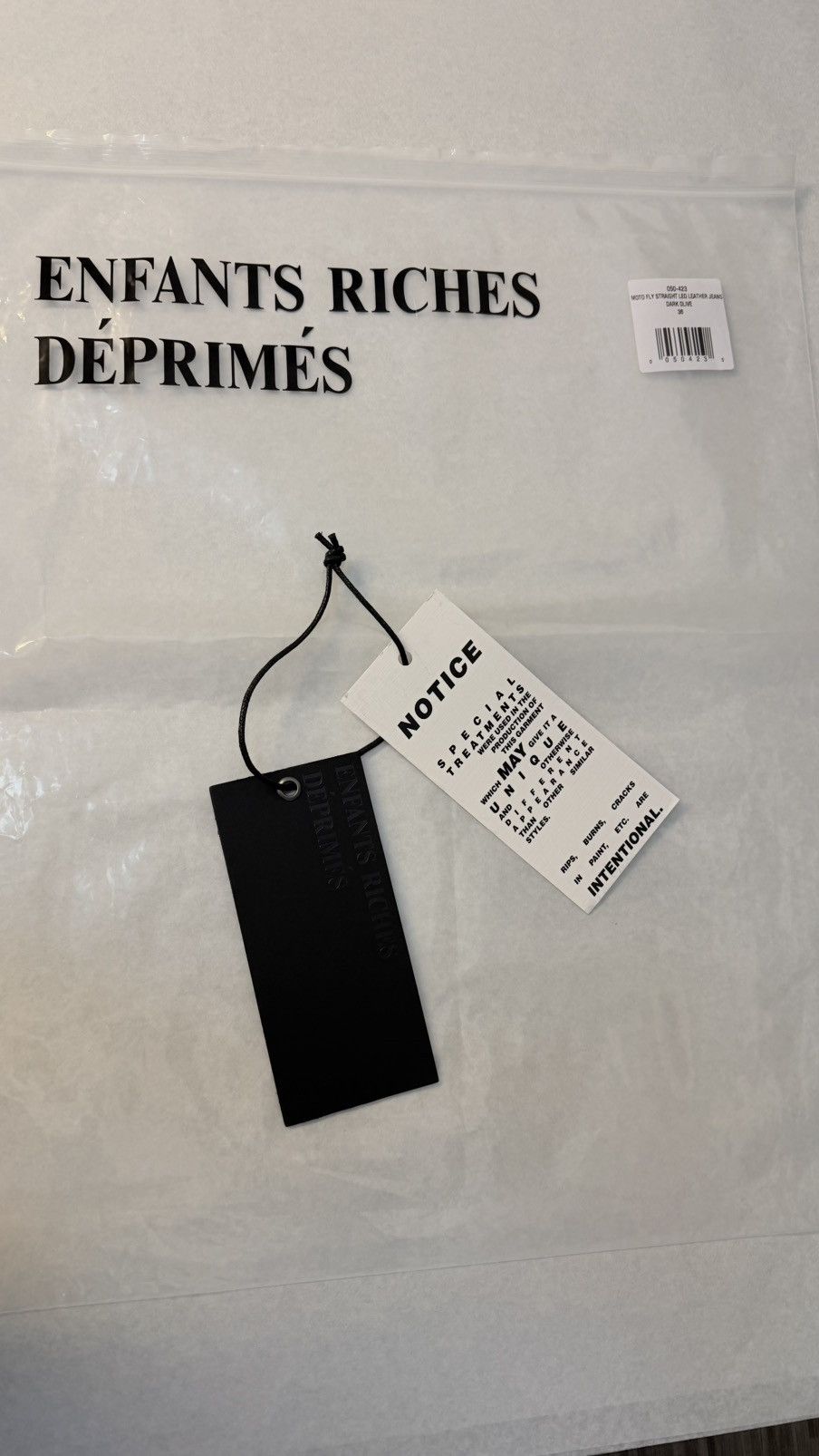 Enfants Riches Deprimes Enfants Riches Deprimes Moto fly straight leg leather jeans Size US 36 / EU 52 - 11 Thumbnail