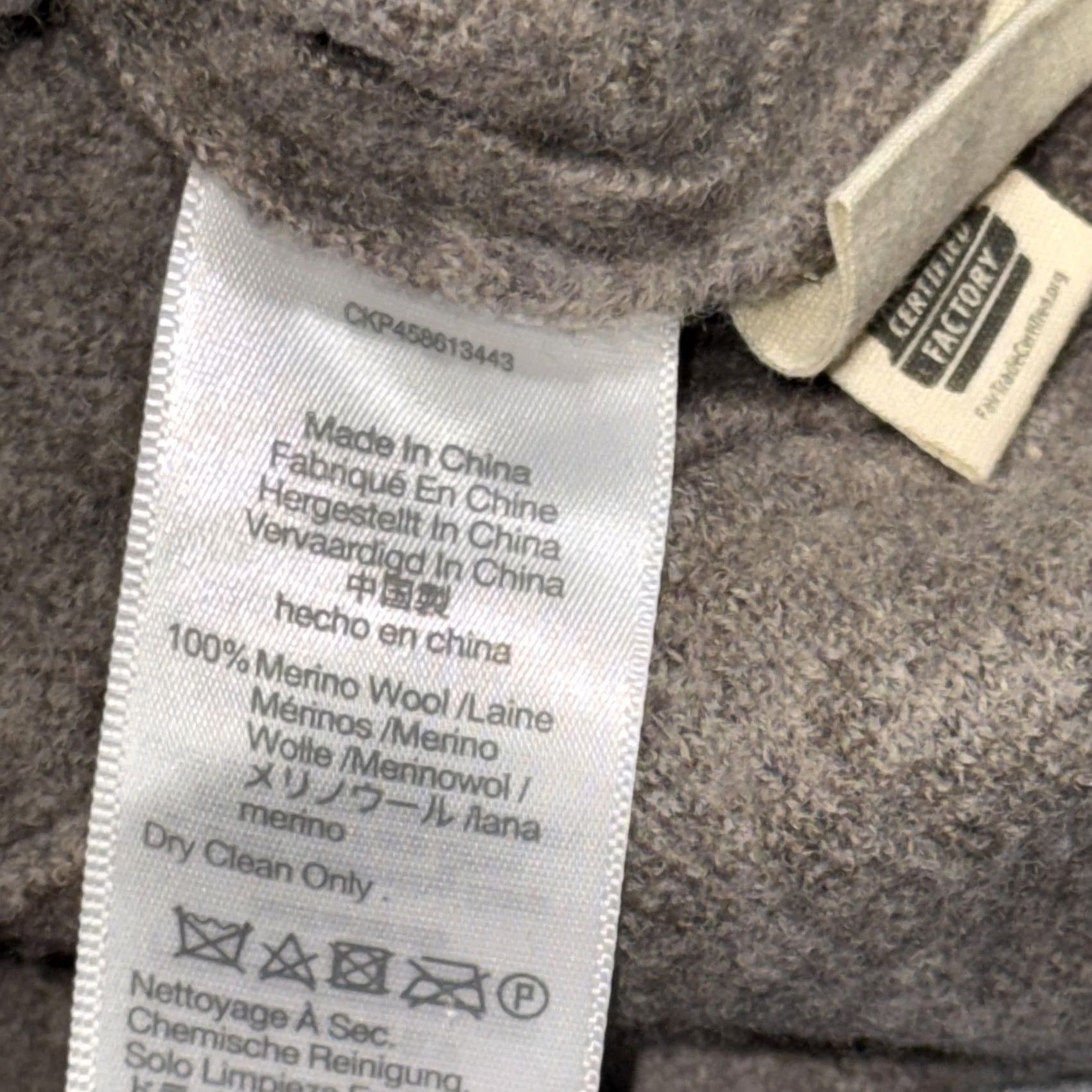 Madewell VINTAGE Madewell Jacket Womens Small Gray Merino Wool Knit Button Front Pockets Size S / US 4 / IT 40 - 4 Thumbnail
