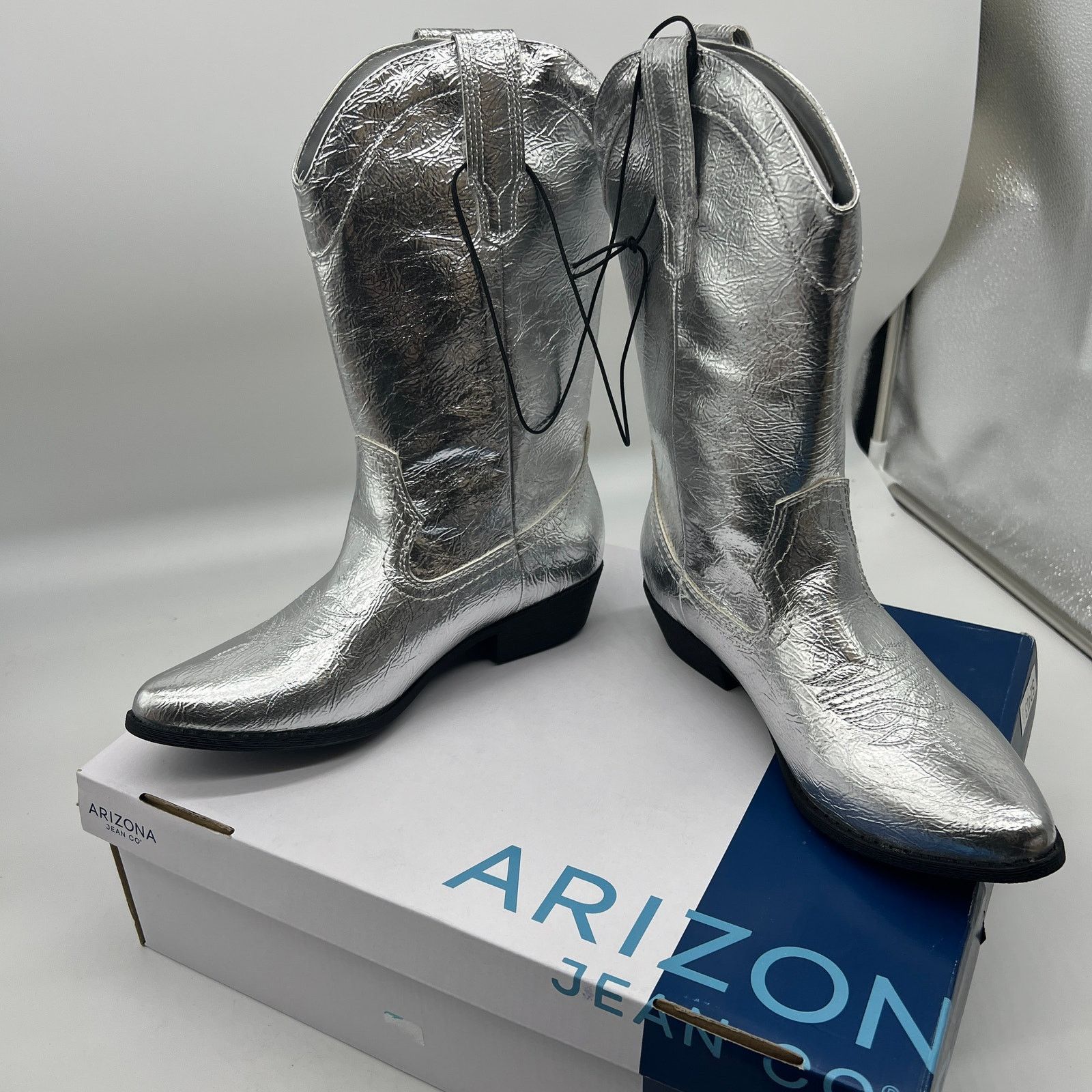 Other Arizona Jean Co Womens Western Heel Bootie Size US 7 / IT 37 - 12 Thumbnail