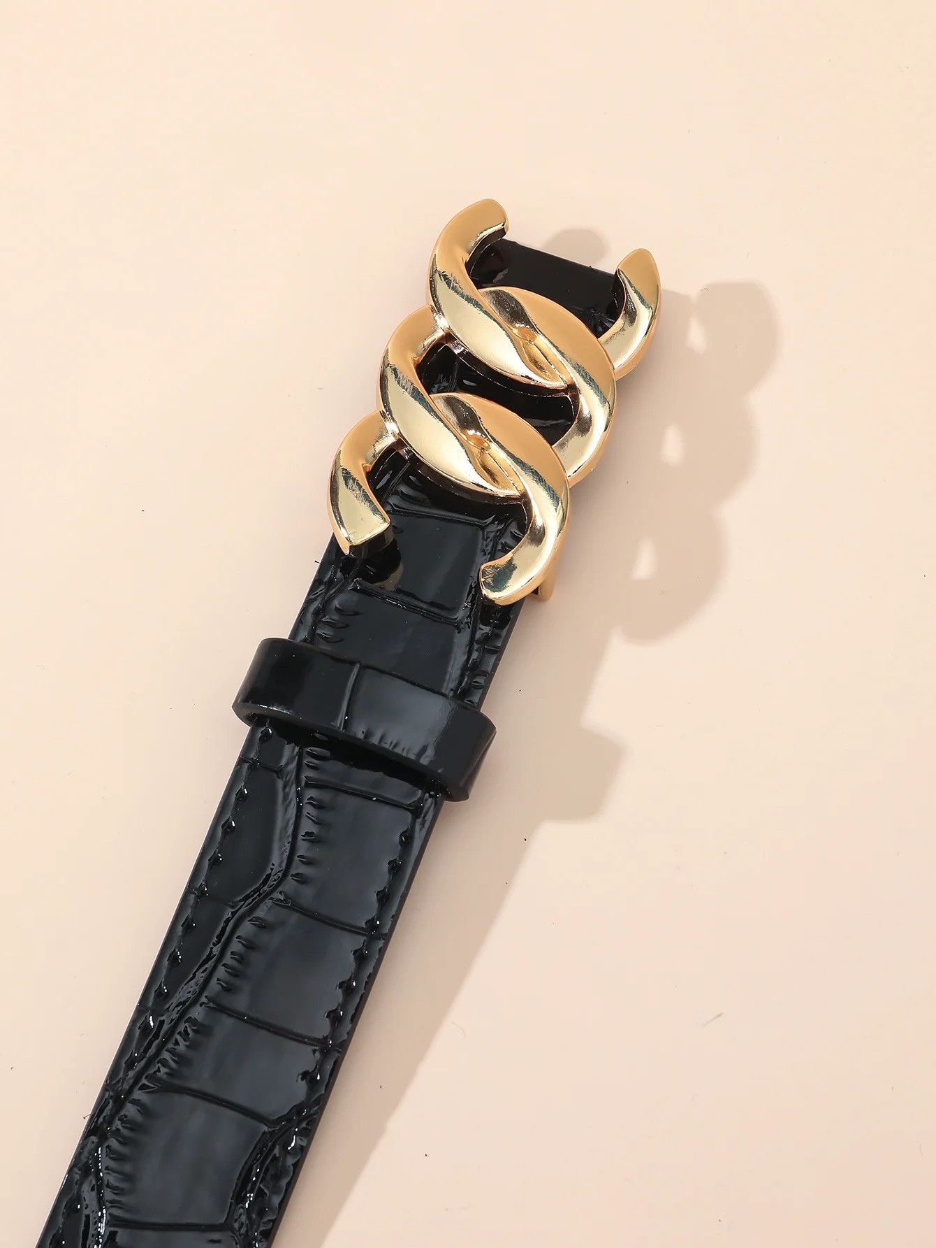 Leather Casual Leather Belt Size ONE SIZE - 2 Thumbnail