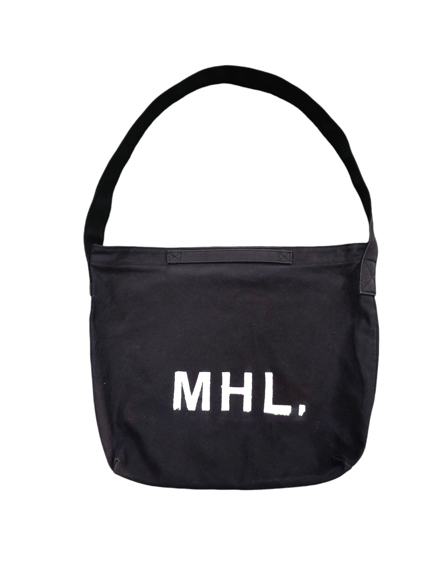 Margaret Howell MHL SPELLOUT CANVAS COTTON CROSSBODY/SLING BAG Size ONE SIZE - 1 Thumbnail