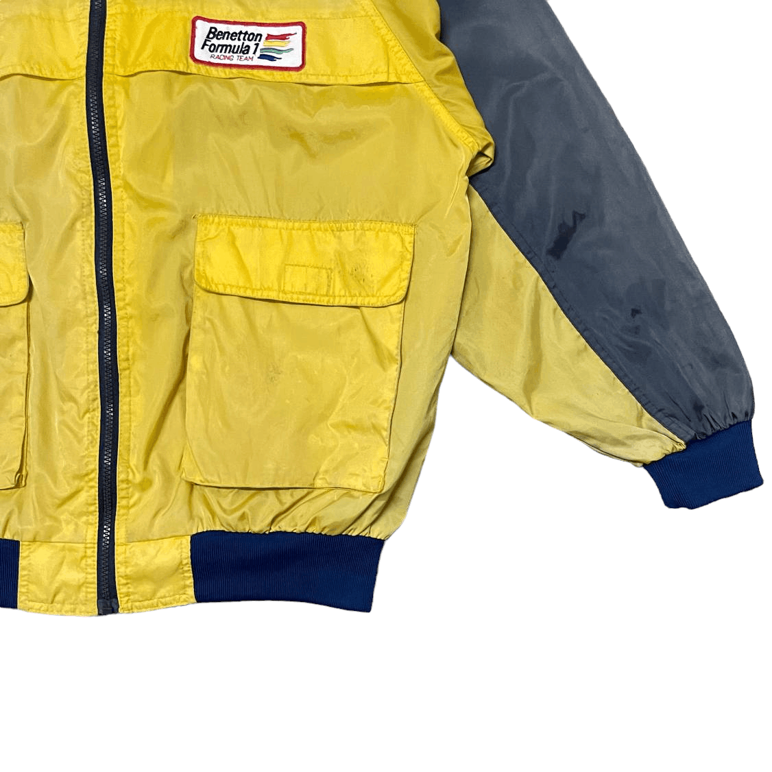 Benetton Vintage Benetton Formula 1 Racing Light Jacket Size US L / EU 52-54 / 3 - 7 Thumbnail