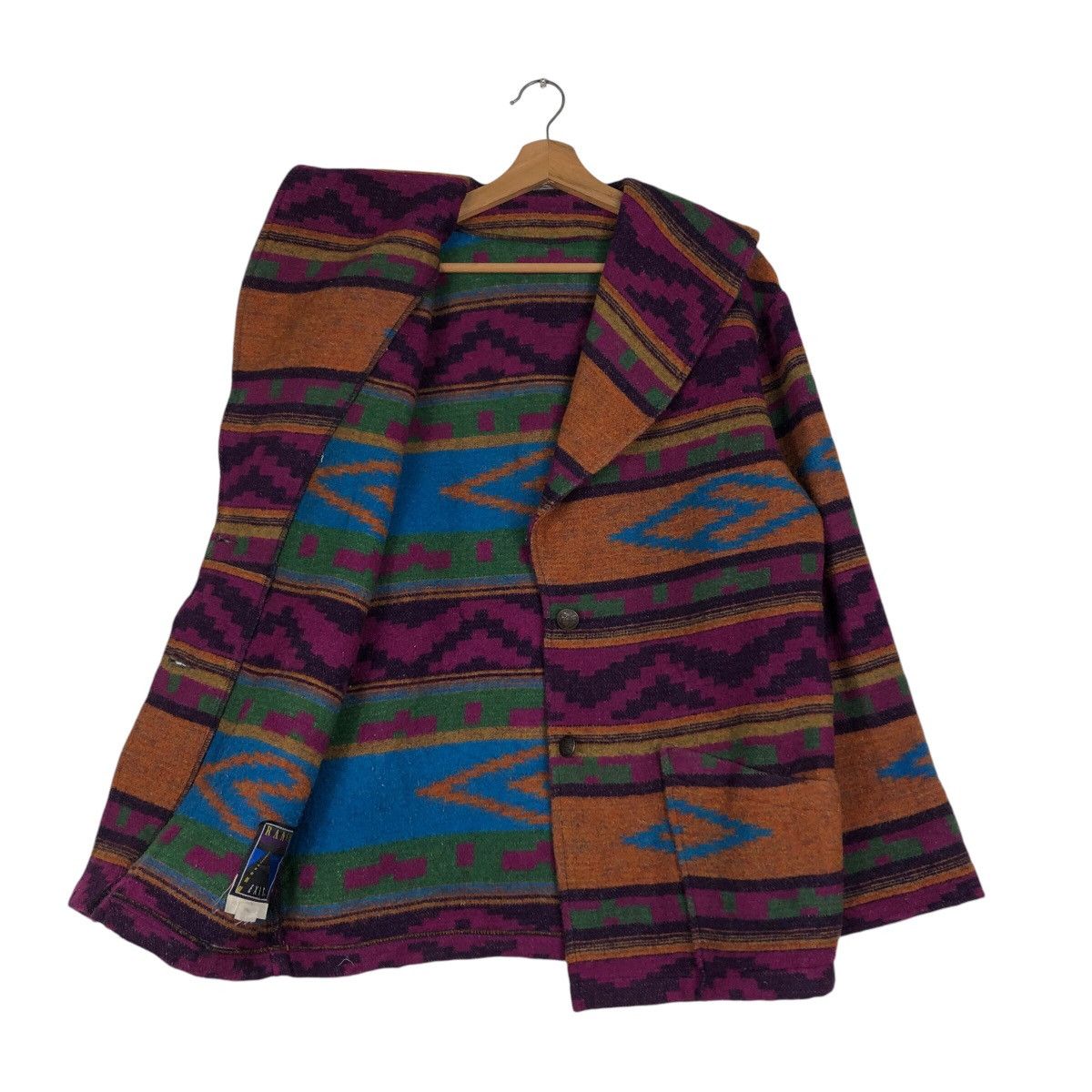 Japanese Brand 📌Native Navajo Aztec Design Chimayo Pull Over Jacket Ranch Size US S / EU 44-46 / 1 - 12 Thumbnail