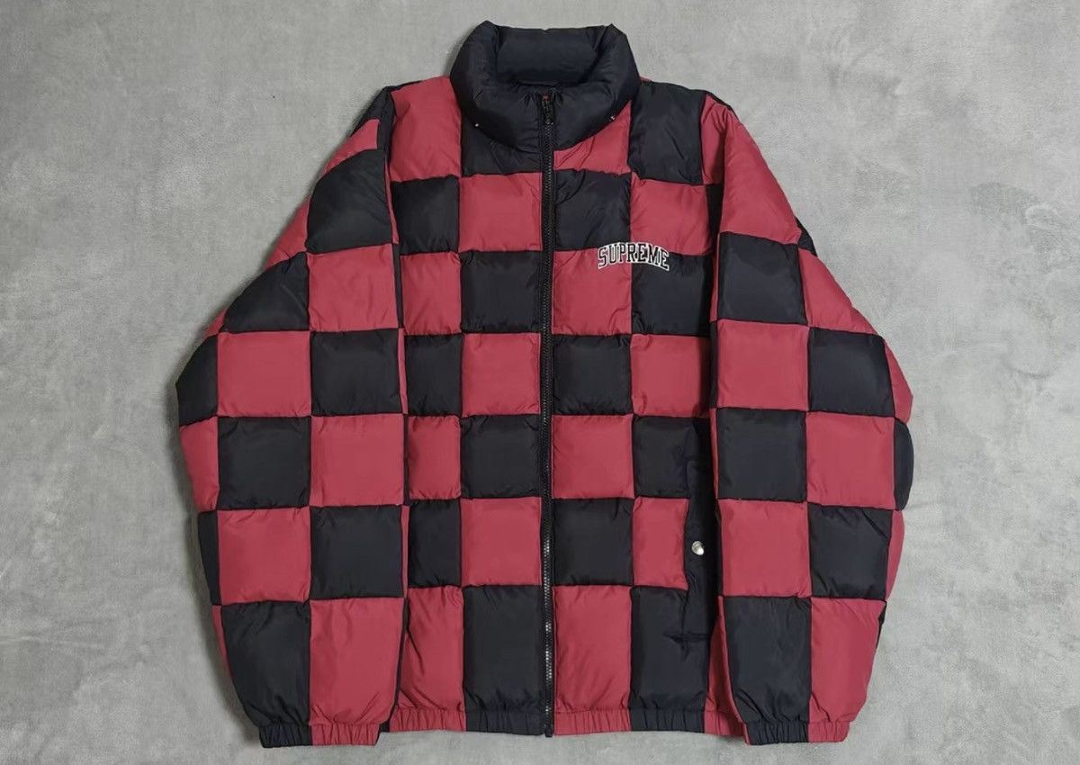 Supreme Supreme 19fw Checkerboard puffy jacket Size US XL / EU 56 / 4 - 2 Thumbnail