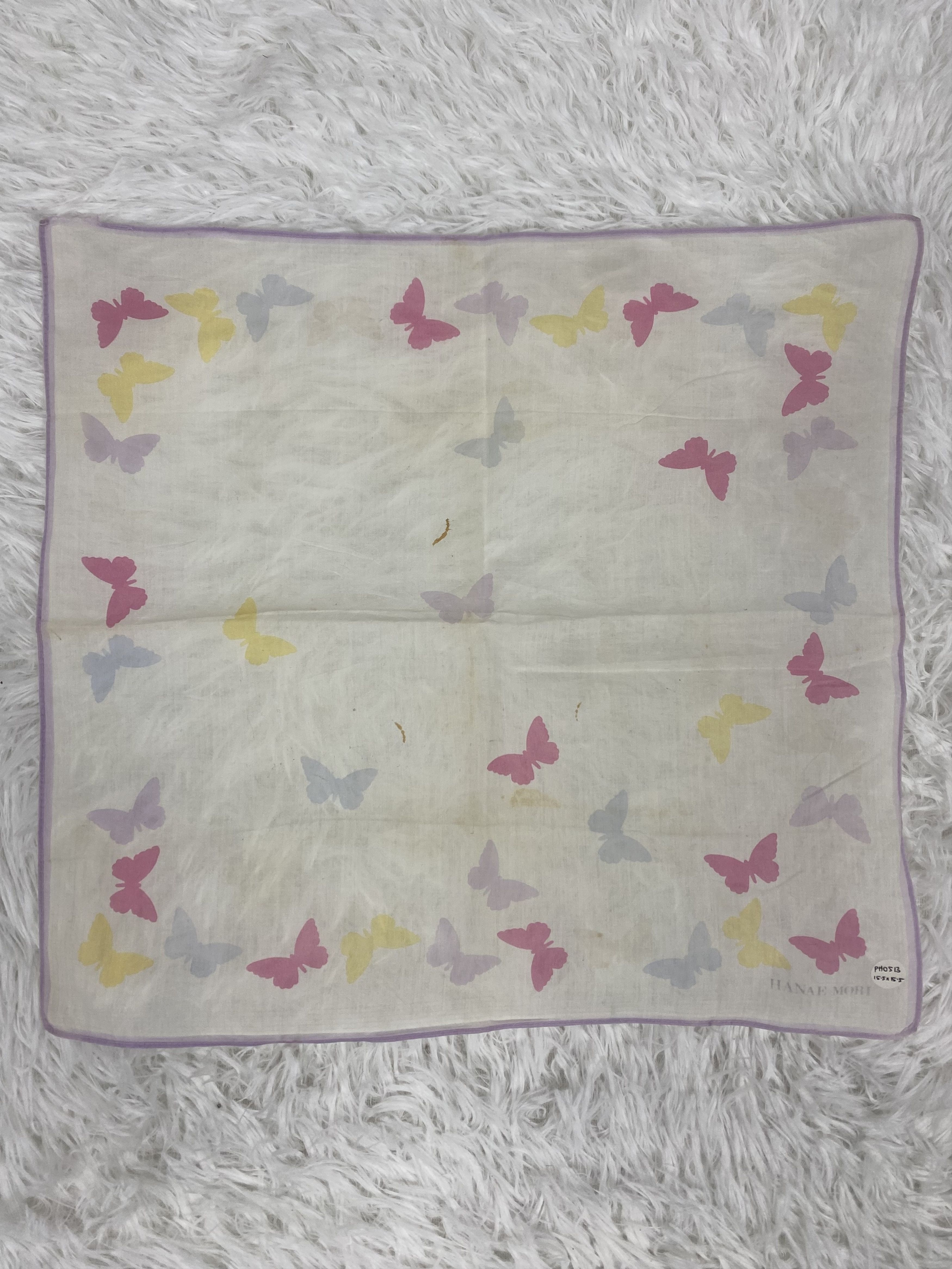Hanae Mori Vintage Hanae Mori Handkerchief Neckerchief PH0513 Size ONE SIZE - 3 Thumbnail