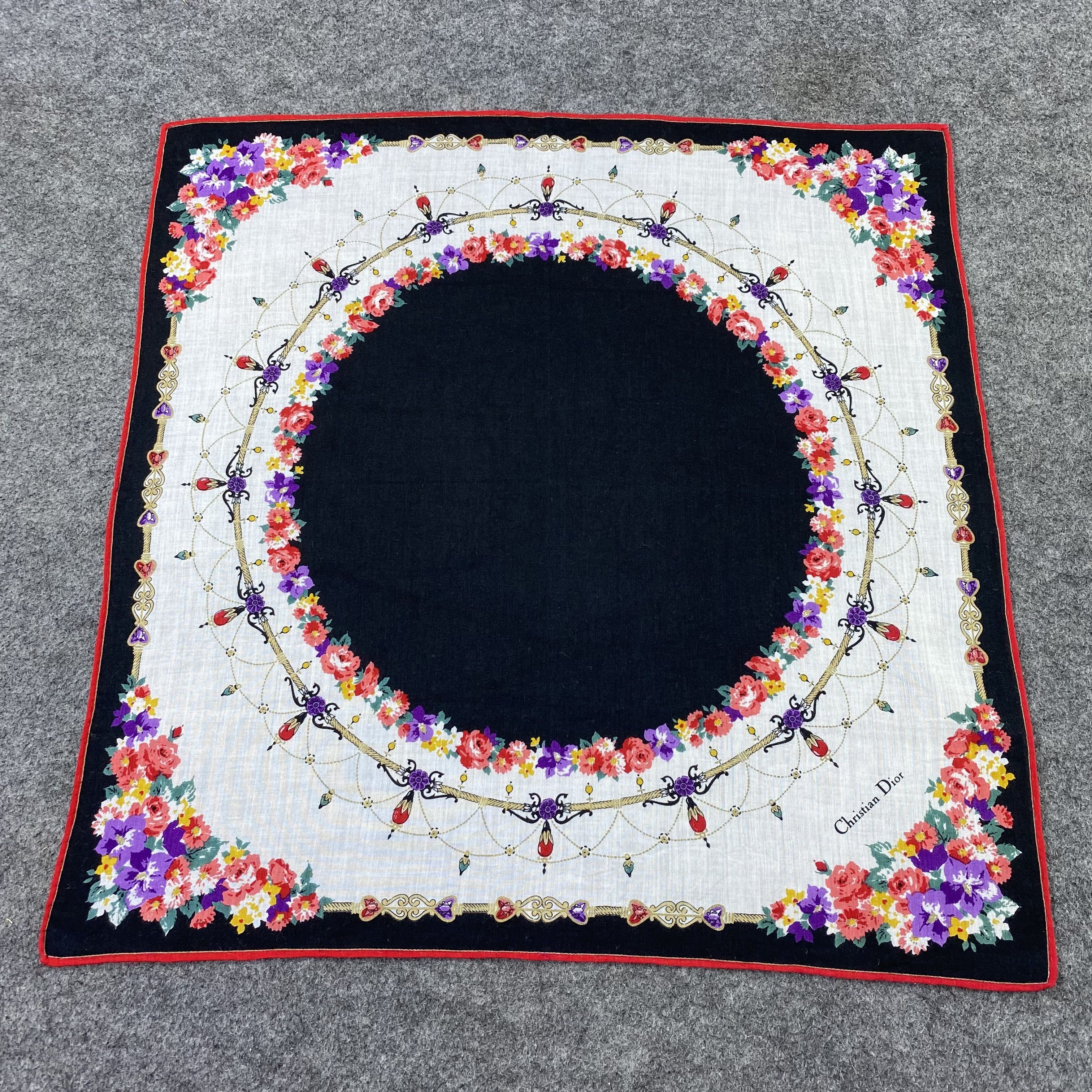 Designer Christian Dior Handkerchief / Bandana / Neckerchief-B1283 Size ONE SIZE - 3 Thumbnail