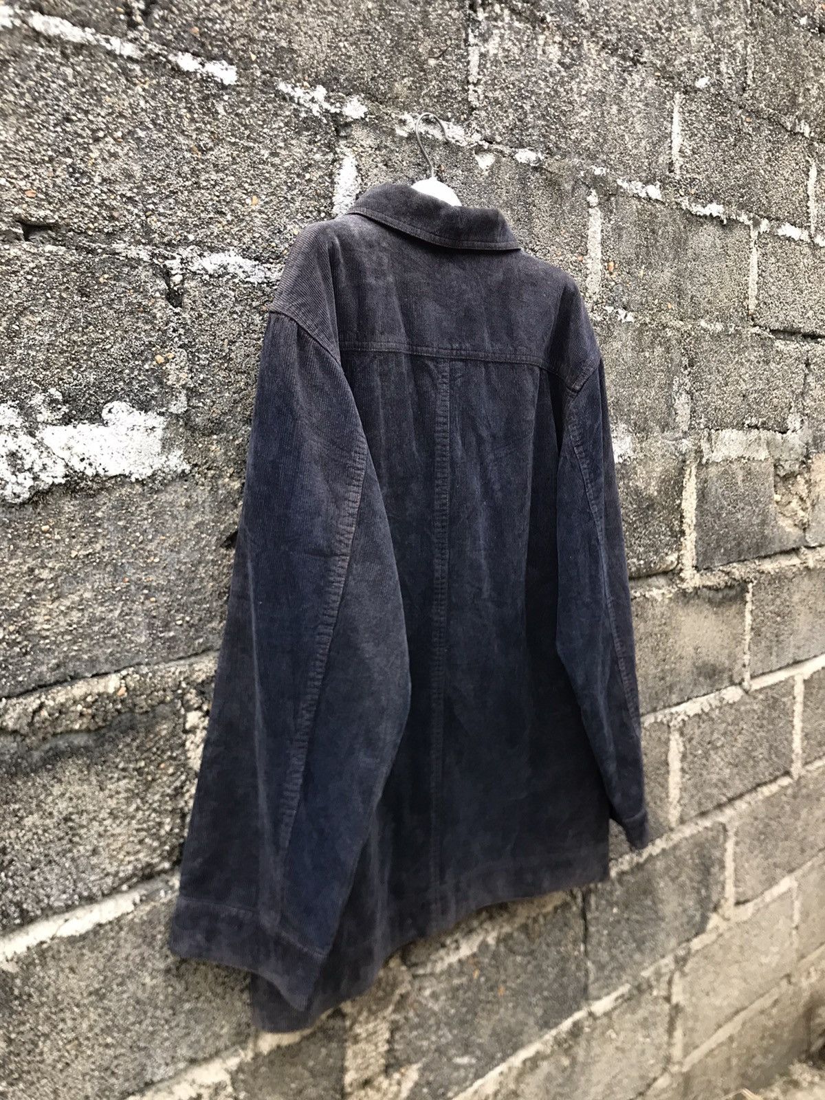 Vintage ⚡️Vintage Lagache Corduroy Indigo Chore Jacket Size US L / EU 52-54 / 3 - 15 Thumbnail