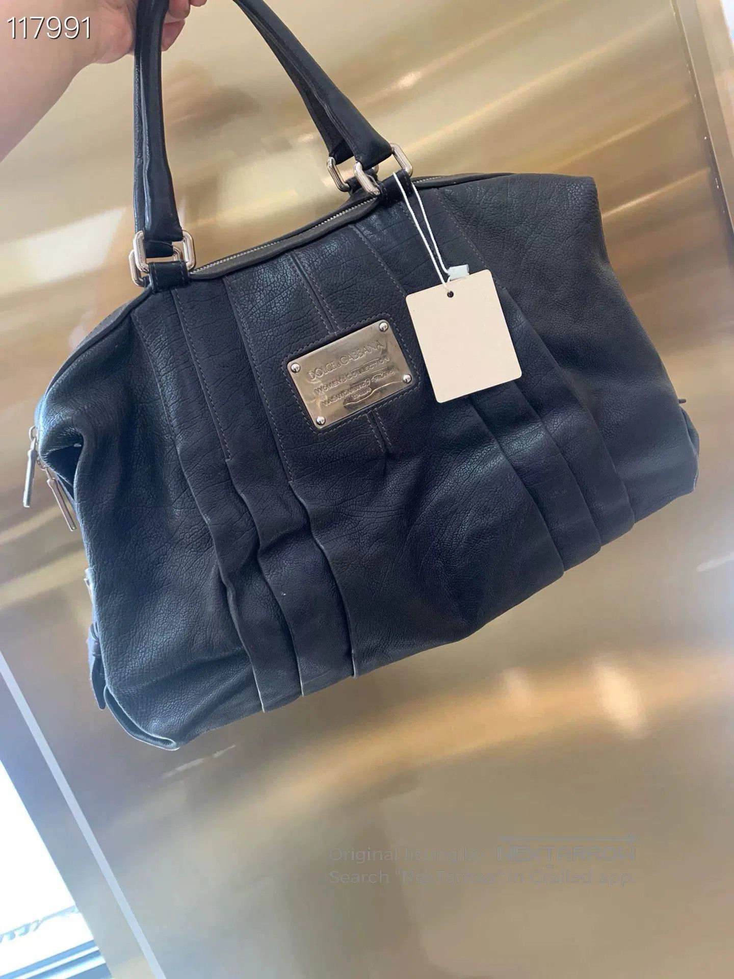 Dolce & Gabbana DG 069702 Black Leather Crossbody Bag. Size ONE SIZE - 2 Thumbnail