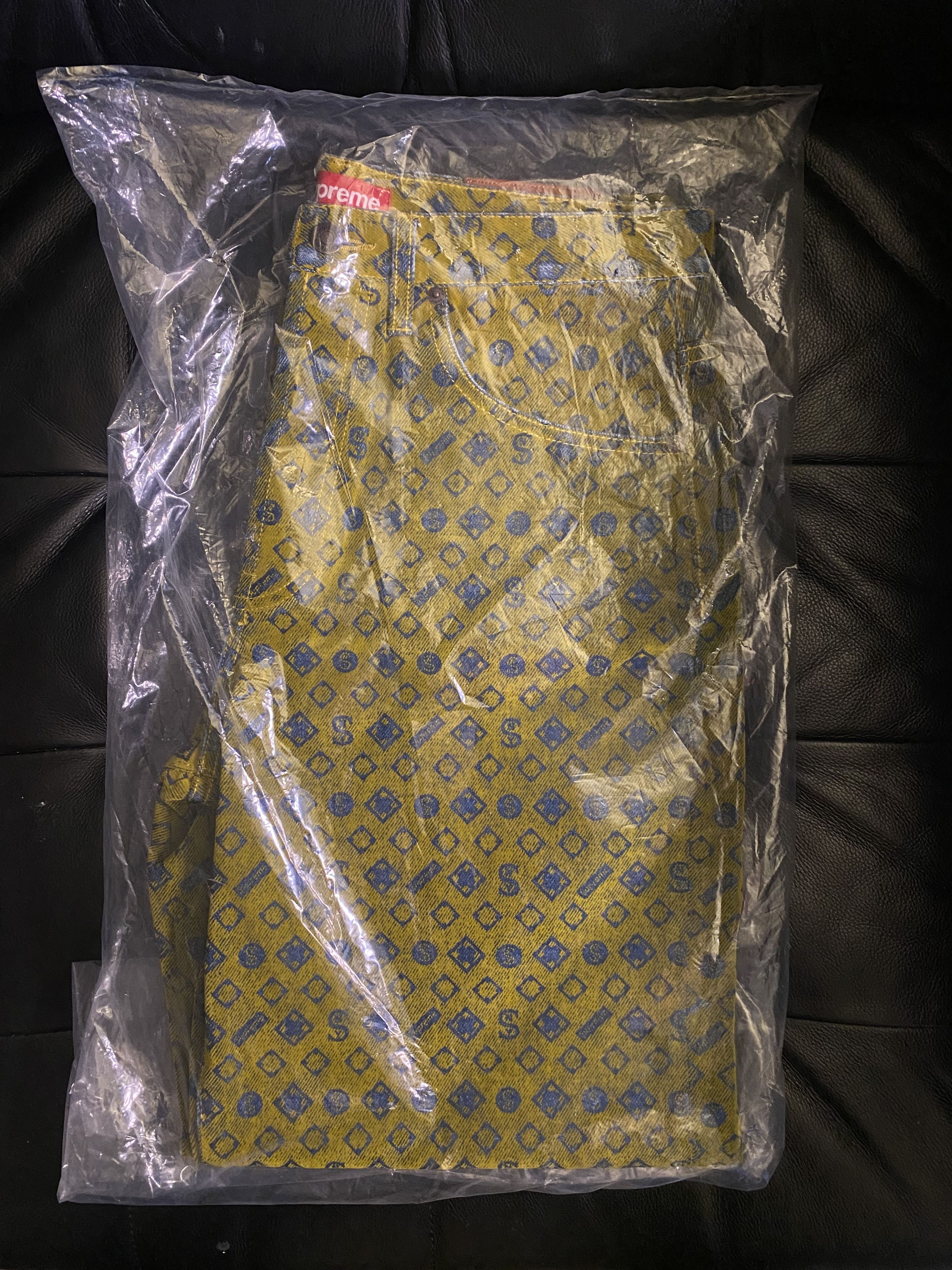 Supreme Supreme Flocked Loose Fit Jean Size US 30 / EU 46 - 2 Thumbnail