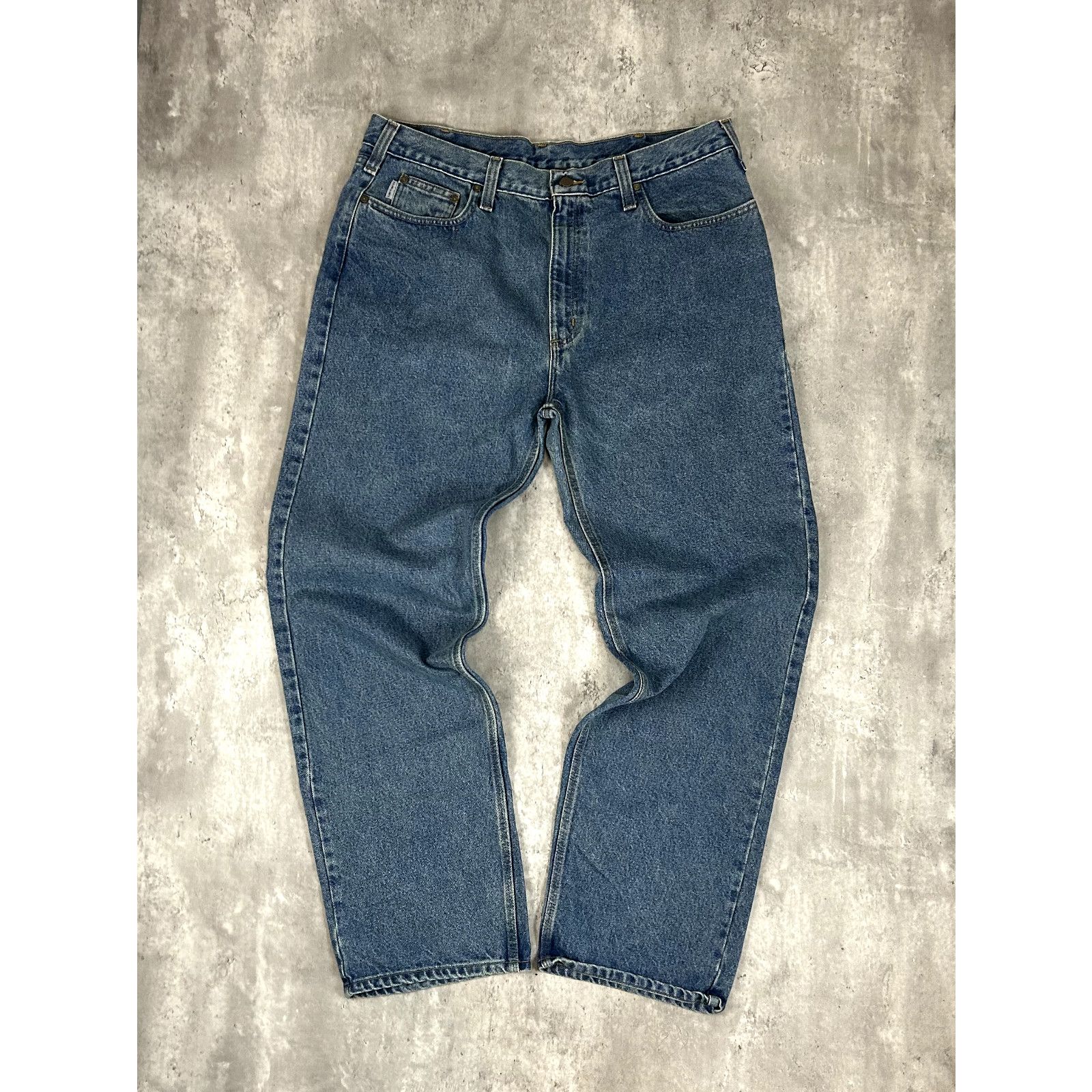 Carhartt Carhartt Relaxed Fit Medium Wash Denim Pants Size 40 Size US 40 / EU 56 - 1 Thumbnail