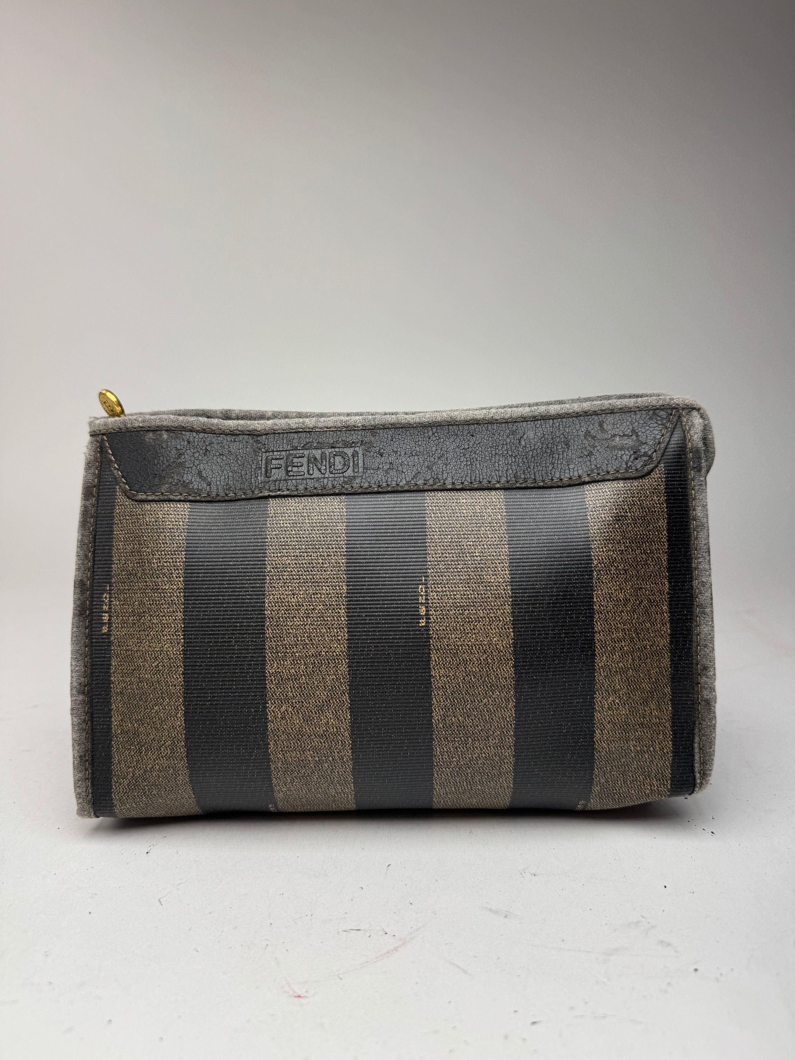 Fendi Vintage leather clutch black Size ONE SIZE - 1 Thumbnail